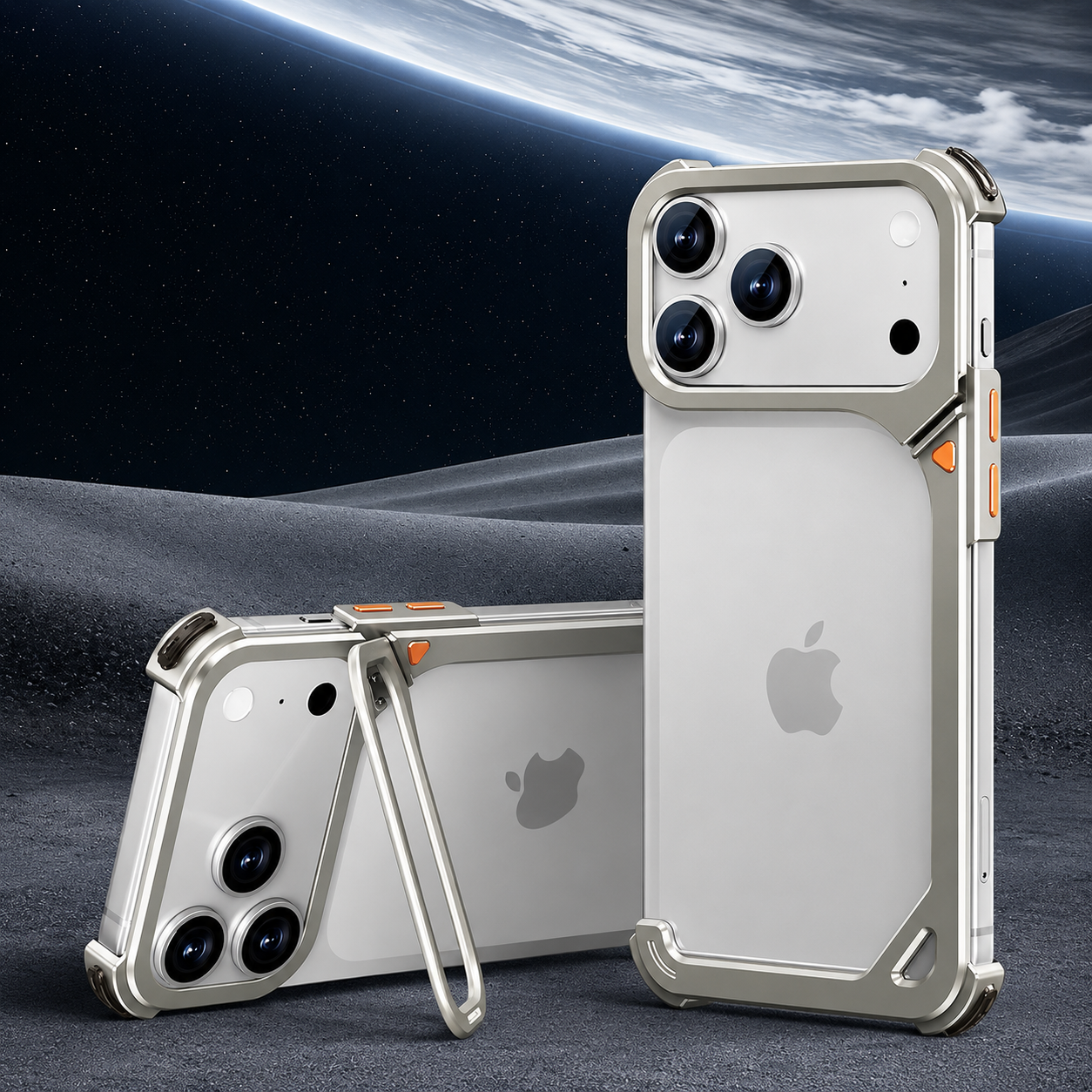 Premium iPhone Case MagSafe Compatible Aluminum Frame with Camera Lens Protection, Slim Drop Protection, Secure Grip, Lightweight Design and Shockproof Build