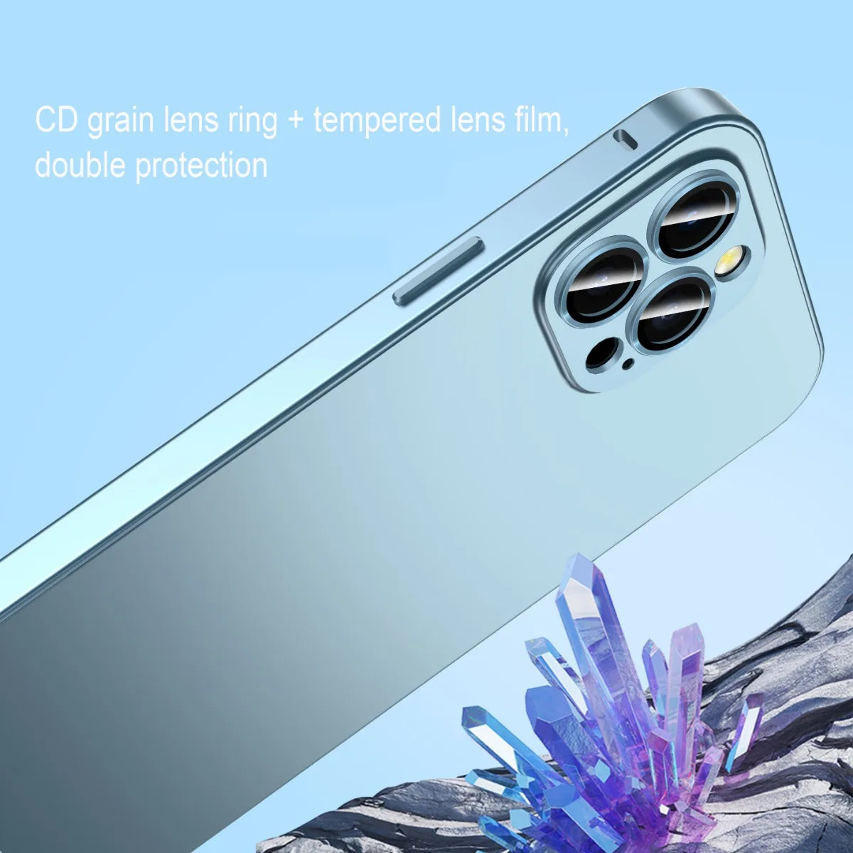 Premium iPhone Case MagSafe Compatible Aluminum Metal Frame Protective Cover Camera Lens Protection Shockproof Slim Lightweight PC Back Design
