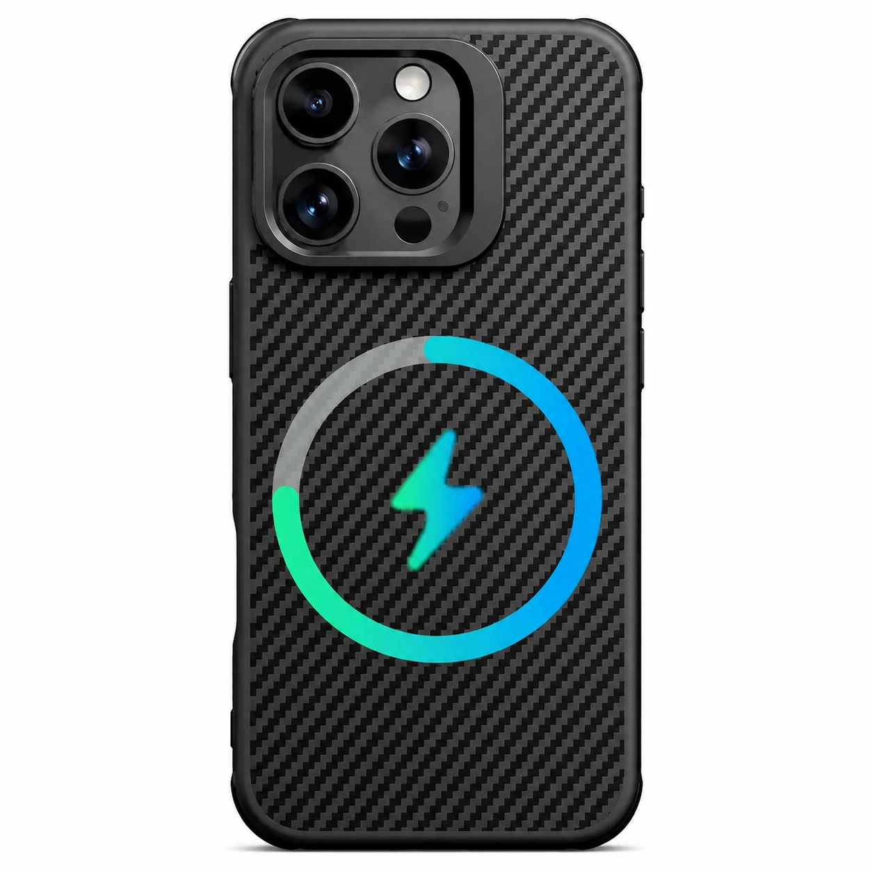 Premium iPhone Case MagSafe Compatible Aramid Fiber TPU Cover Metal Camera Protection Shockproof Anti Fingerprint Non Slip Grip Full Coverage Design