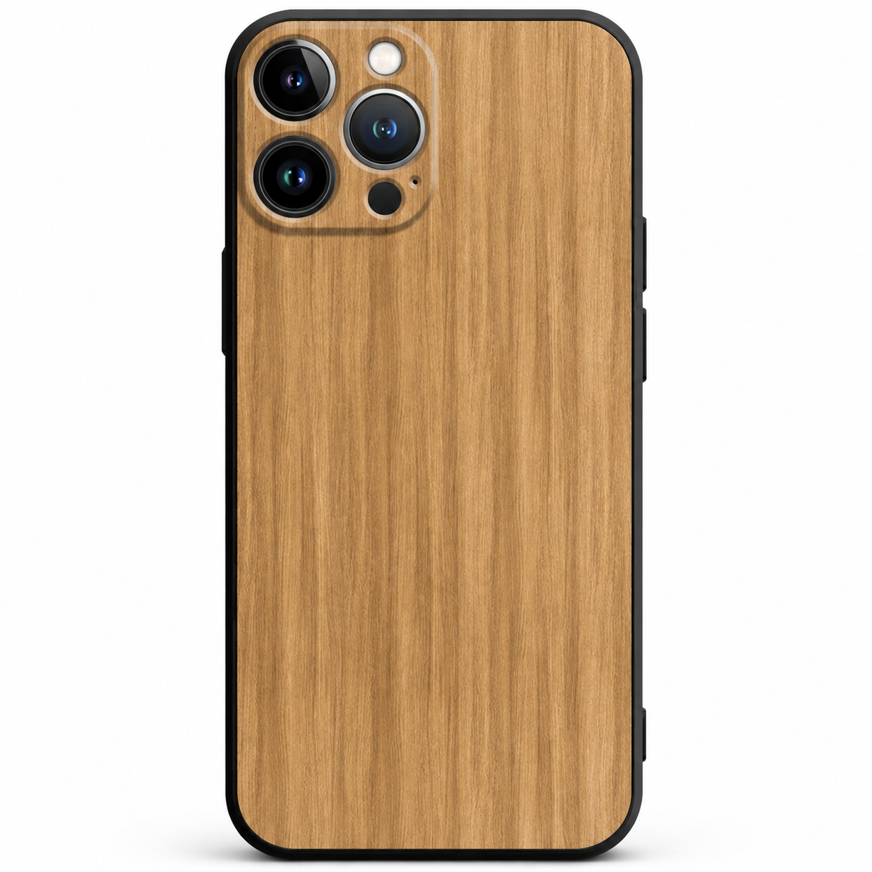 Premium iPhone Case MagSafe Compatible Bamboo Wood Grain Protective Cover Camera Lens Protection Shockproof Metallic Frame Slim Natural Design