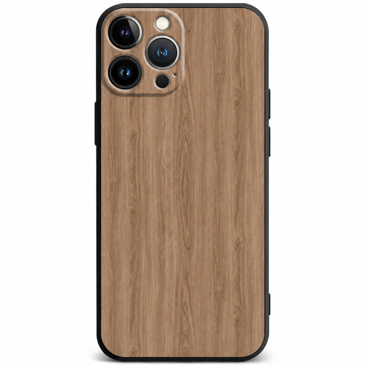 Premium iPhone Case MagSafe Compatible Bamboo Wood Grain Protective Cover Camera Lens Protection Shockproof Metallic Frame Slim Natural Design
