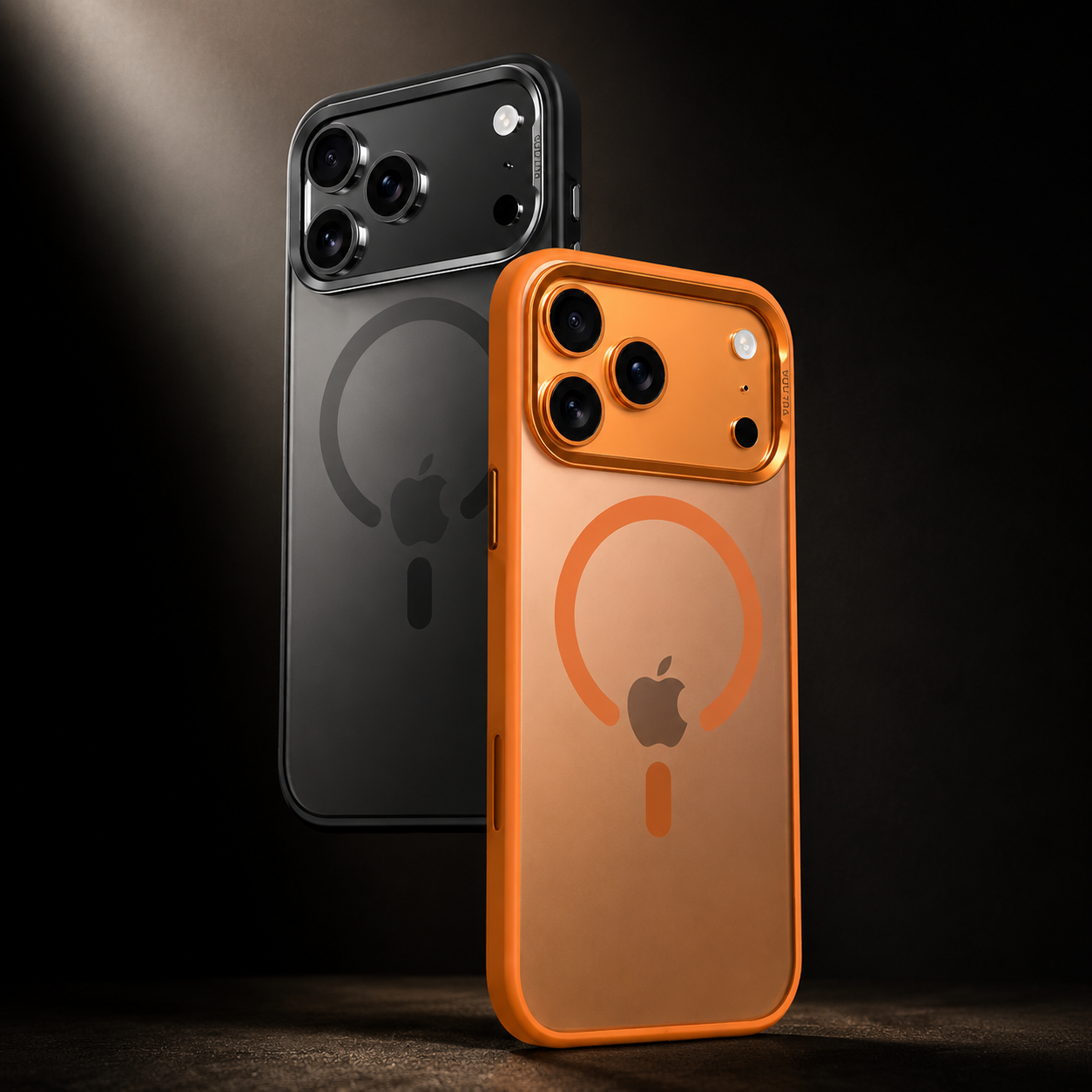 Premium iPhone Case MagSafe Compatible Camera Lens Protection Alloy Frame Cover Shockproof PC TPU Hybrid Design Anti Fingerprint Translucent Finish