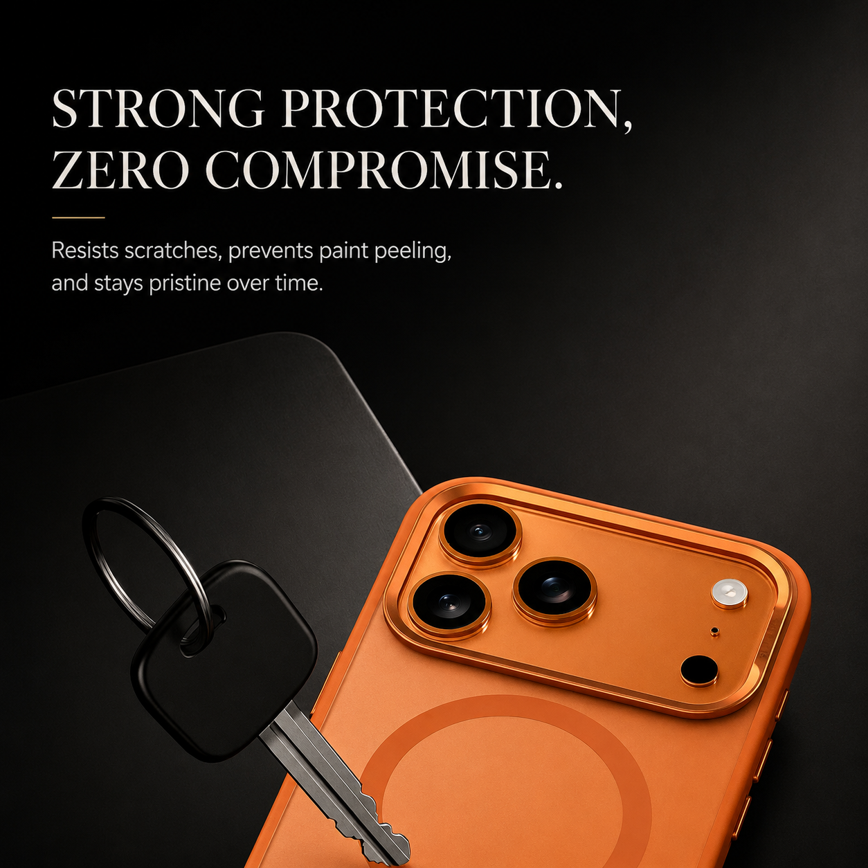 Premium iPhone Case MagSafe Compatible Camera Lens Protection Alloy Frame Cover Shockproof PC TPU Hybrid Design Anti Fingerprint Translucent Finish