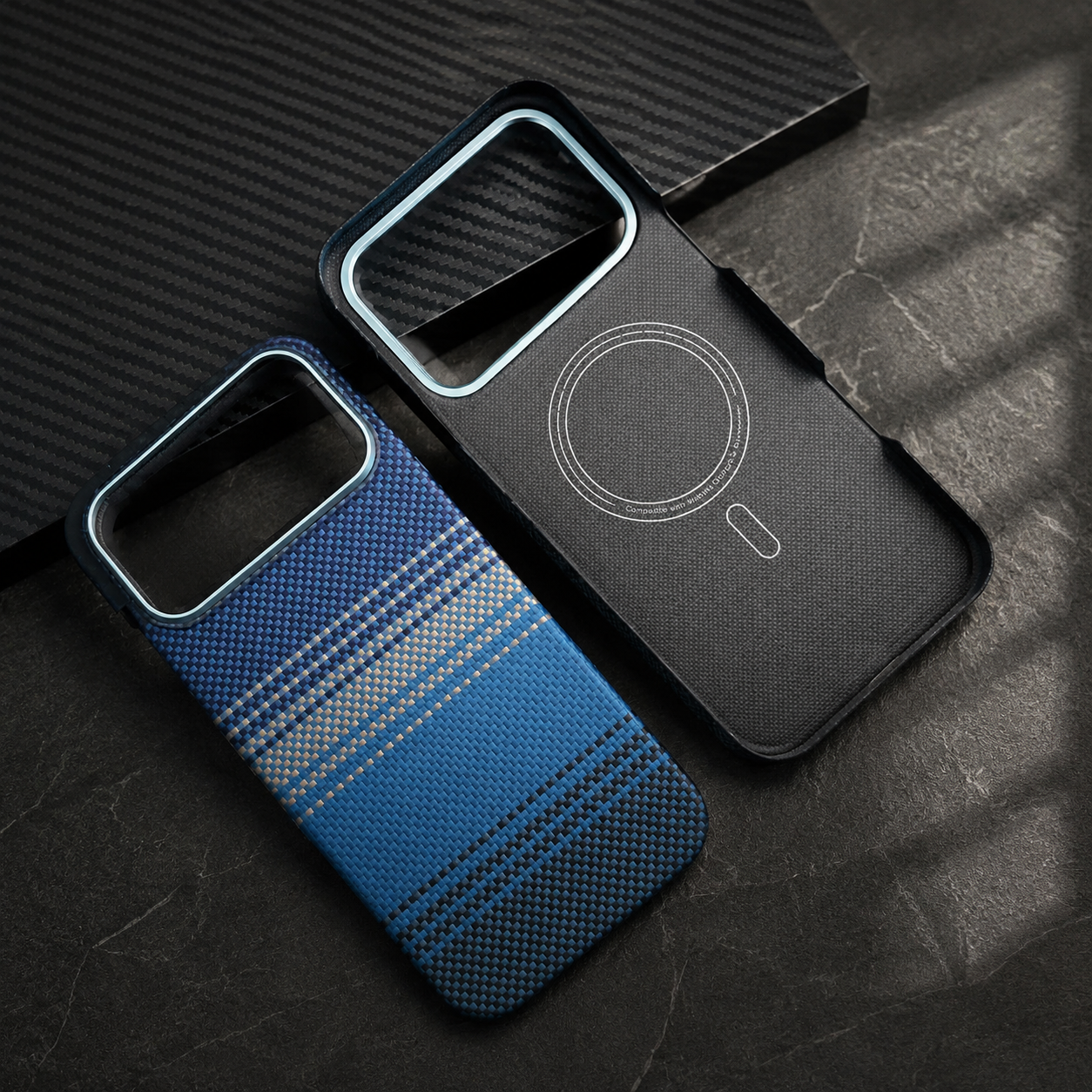 Premium iPhone Case MagSafe Compatible Camera Lens Protection Aramid Carbon Fiber Shockproof Cover Anti Scratch Ultra Thin Wireless Charging Design