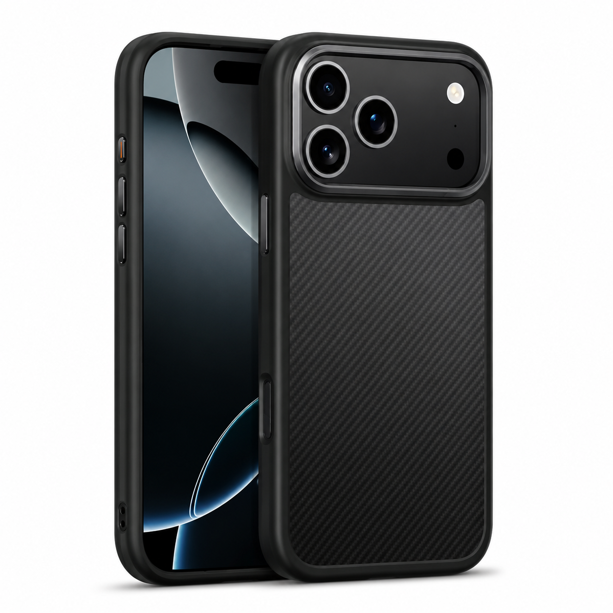 Premium iPhone Case MagSafe Compatible Camera Lens Protection Aramid Fiber Cover Kevlar Texture Shockproof Anti Fingerprint Anti Scratch Lightweight Design