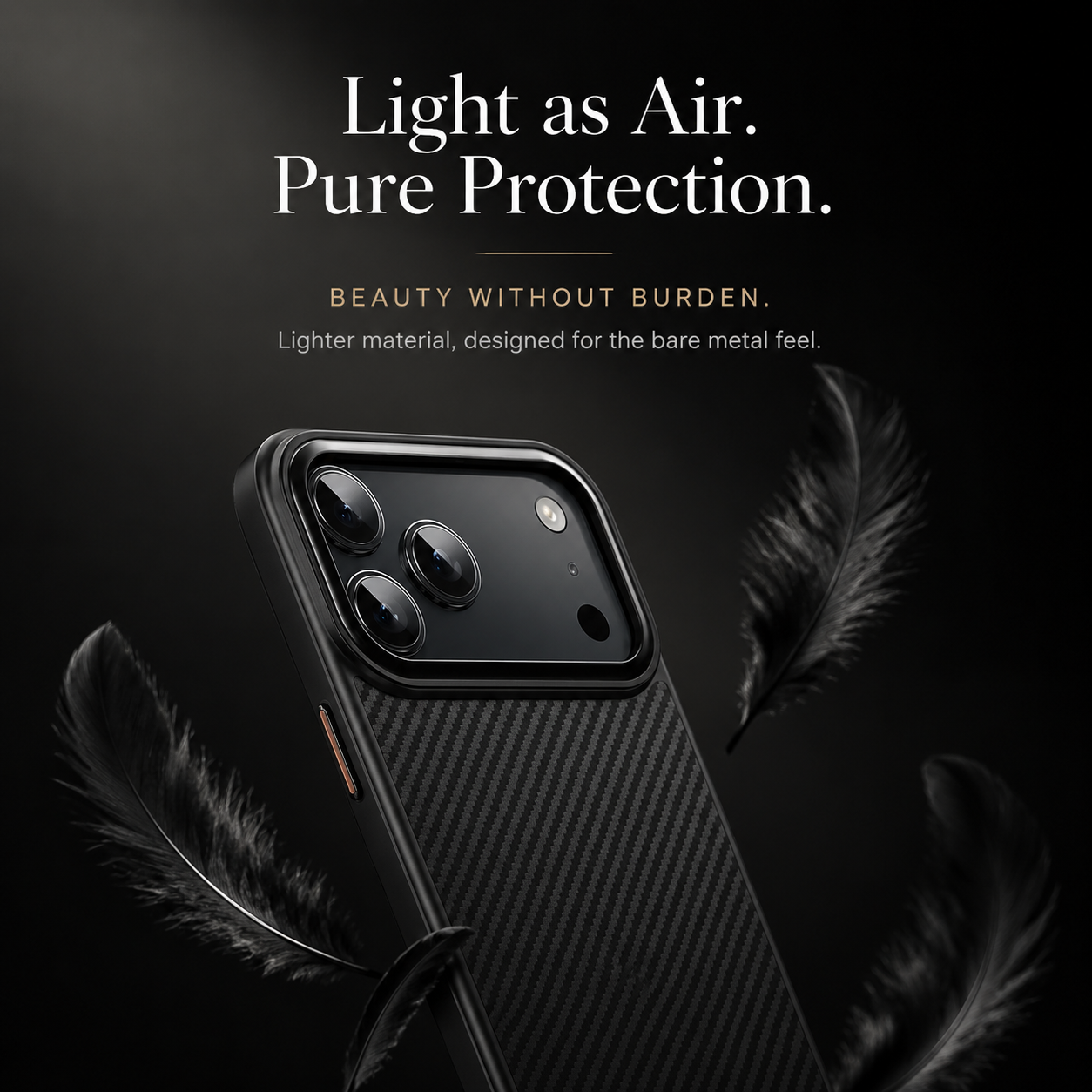 Premium iPhone Case MagSafe Compatible Camera Lens Protection Kevlar Aramid Fiber Cover Carbon Fiber TPU PC Shockproof Anti Fingerprint Lightweight Design