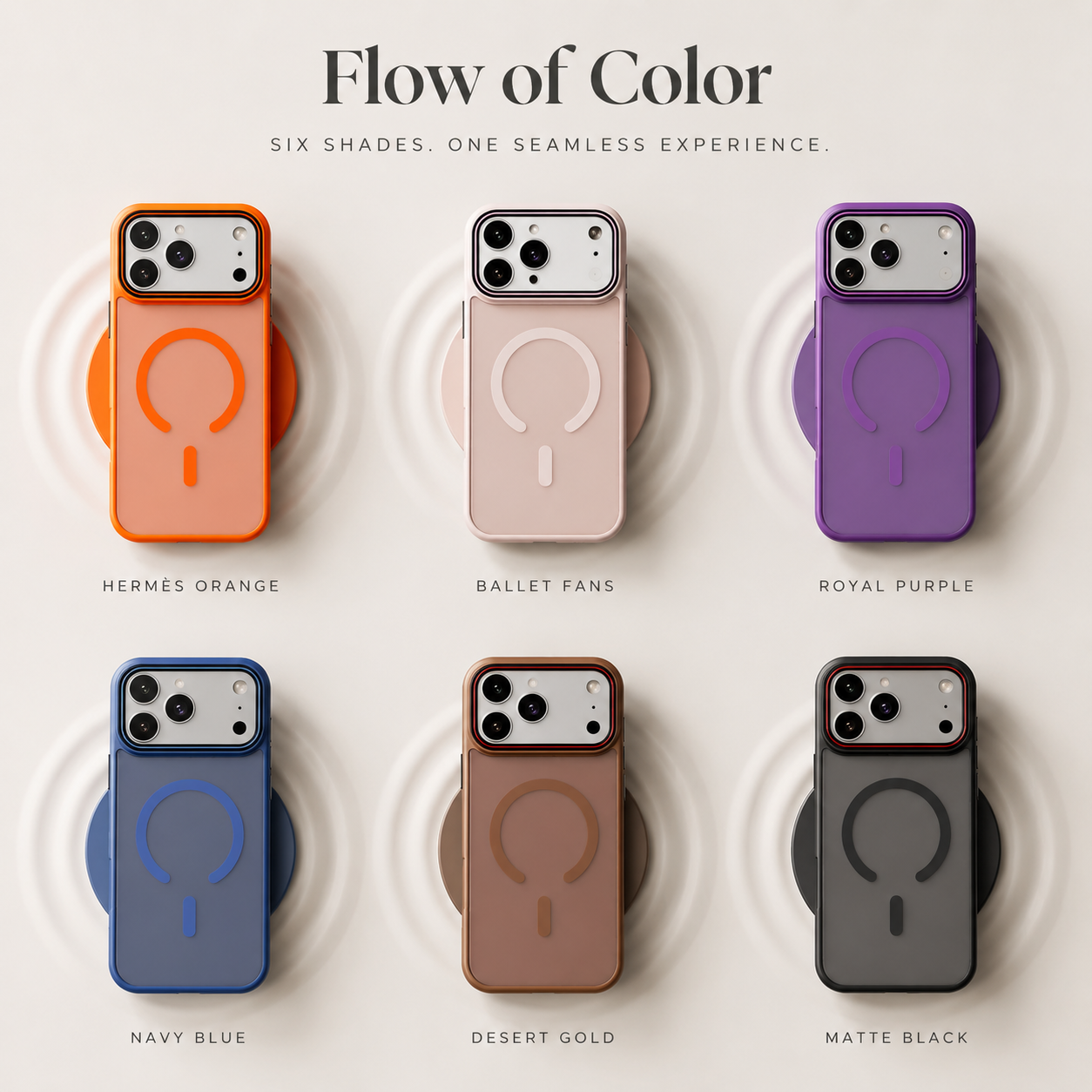 Premium iPhone Case MagSafe Compatible Camera Lens Protection Matte Transparent Cover Shockproof PC TPU Hybrid Design Anti Fingerprint Wireless Charging