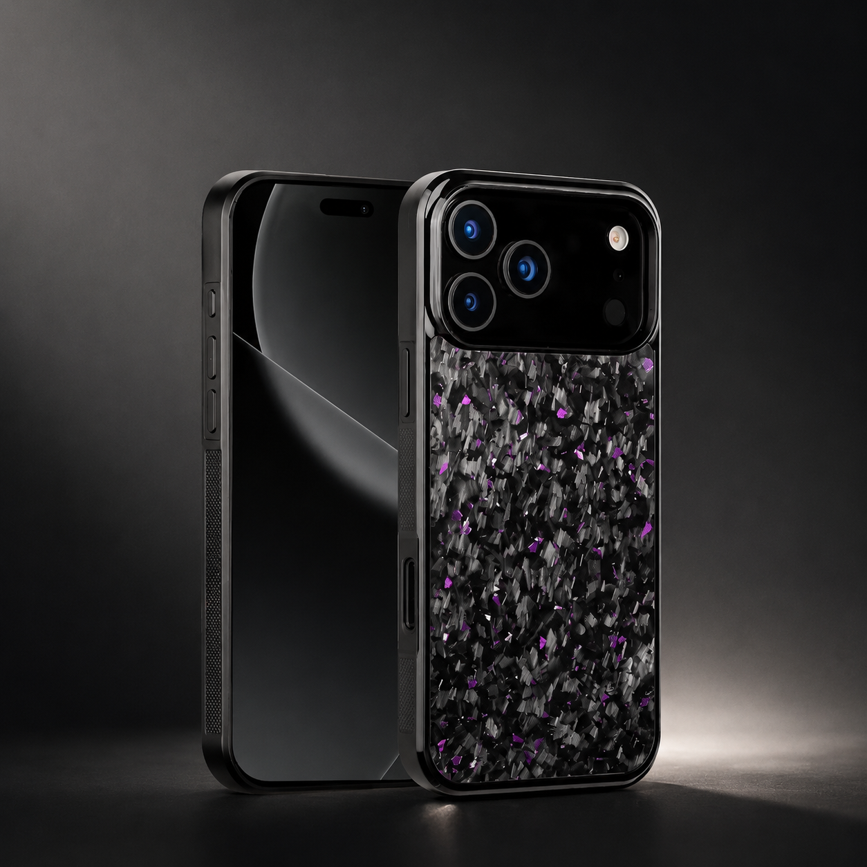 Premium iPhone Case MagSafe Compatible Camera Lens Protection Real Forged Carbon Fiber Shockproof TPU Cover Non Slip Wireless Charging Design