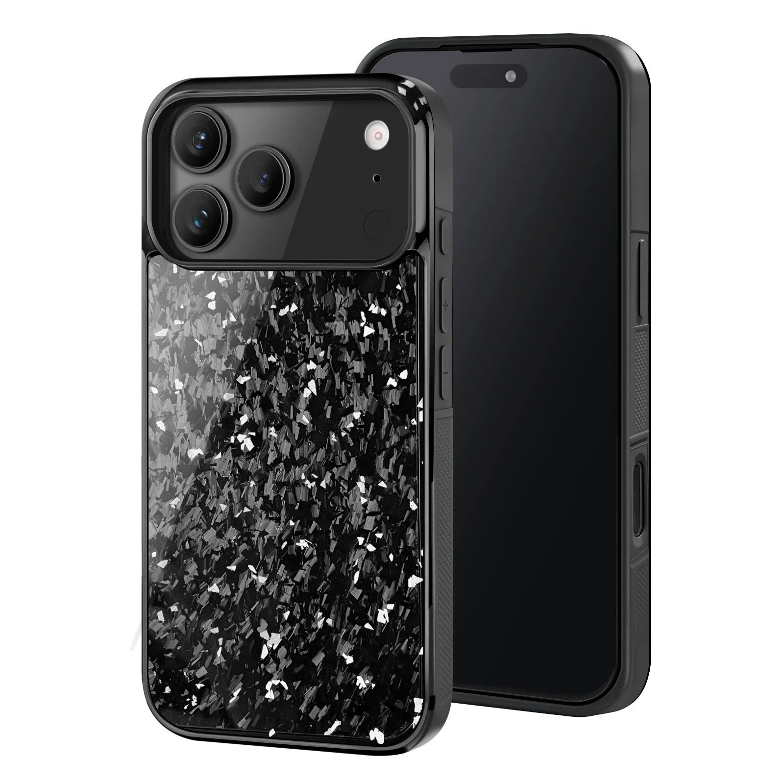 Premium iPhone Case MagSafe Compatible Camera Lens Protection Real Forged Carbon Fiber Shockproof TPU Cover Non Slip Wireless Charging Design