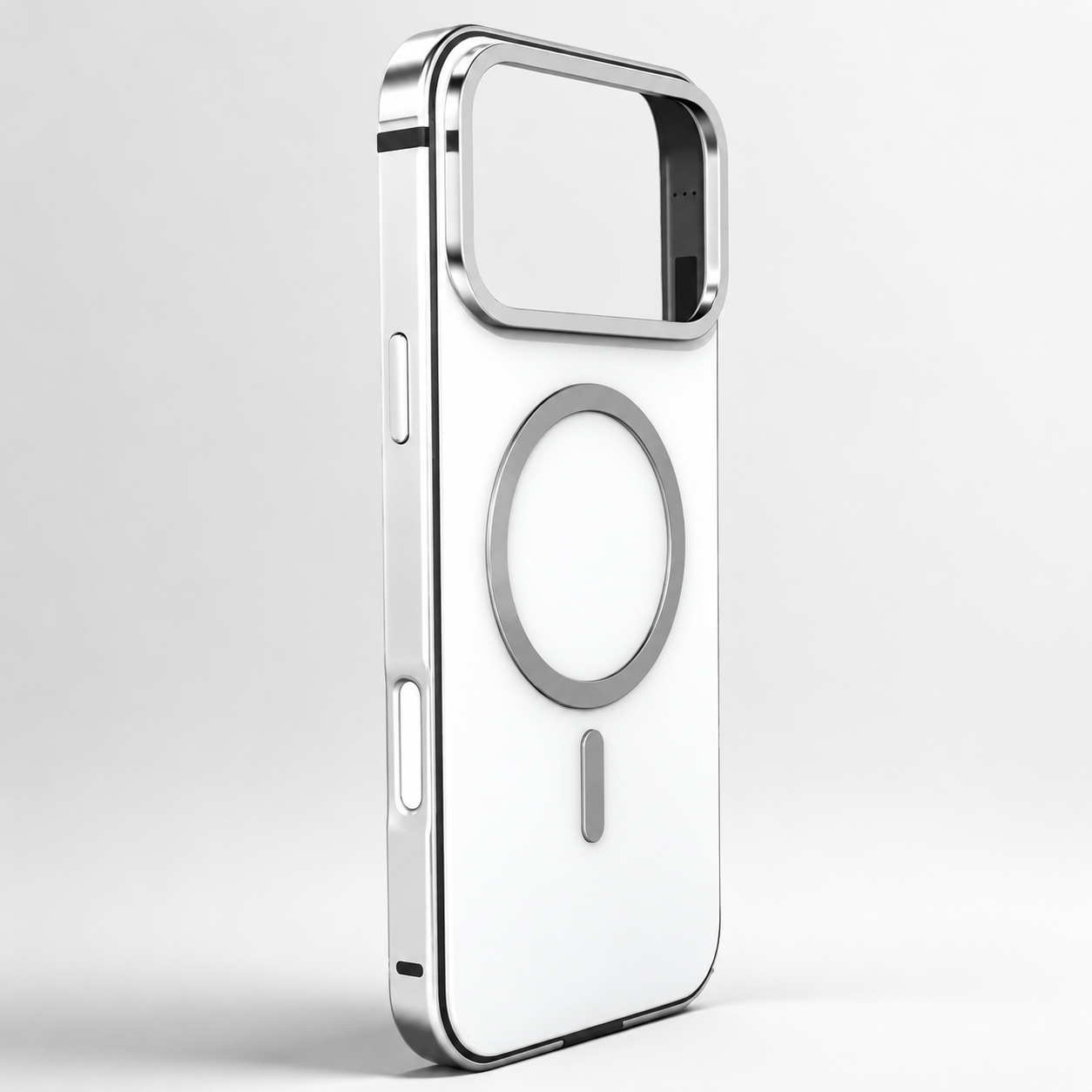 Premium iPhone Case MagSafe Compatible Camera Lens Protection Shockproof Cover Aluminum Alloy Metal Frame Anti Drop Wireless Charging Design