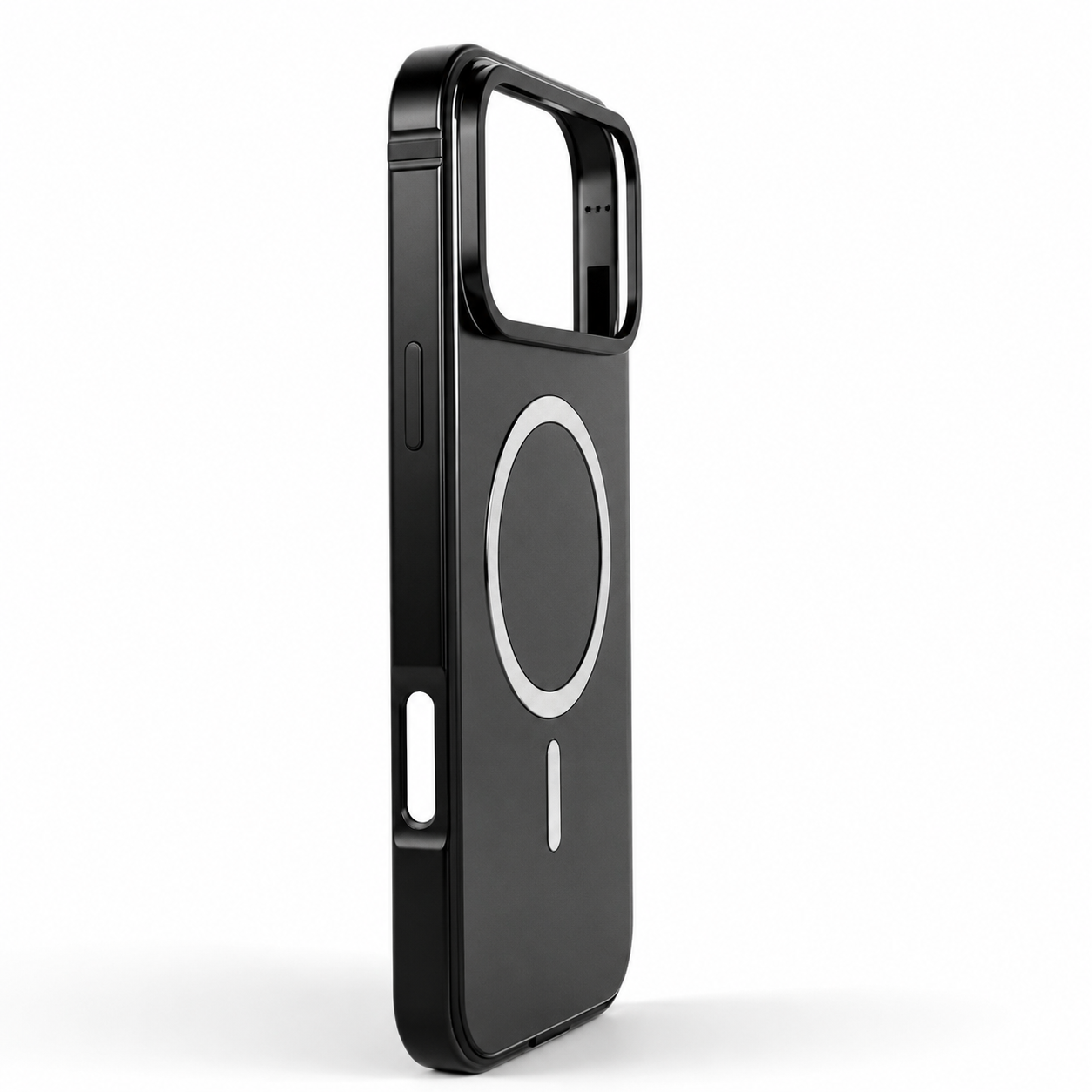 Premium iPhone Case MagSafe Compatible Camera Lens Protection Shockproof Cover Aluminum Alloy Metal Frame Anti Drop Wireless Charging Design