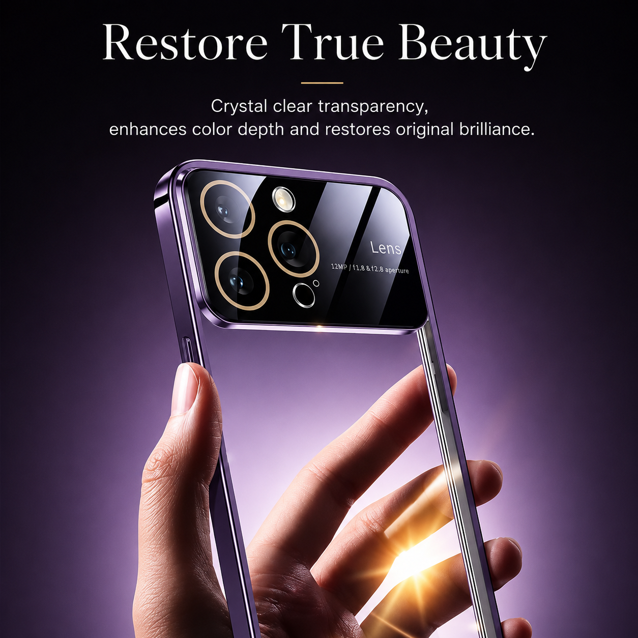 Premium iPhone Case MagSafe Compatible Camera Lens Protection Shockproof Cover Clear TPU Magnetic Wireless Charging Anti Yellowing Scratch Resistant Design