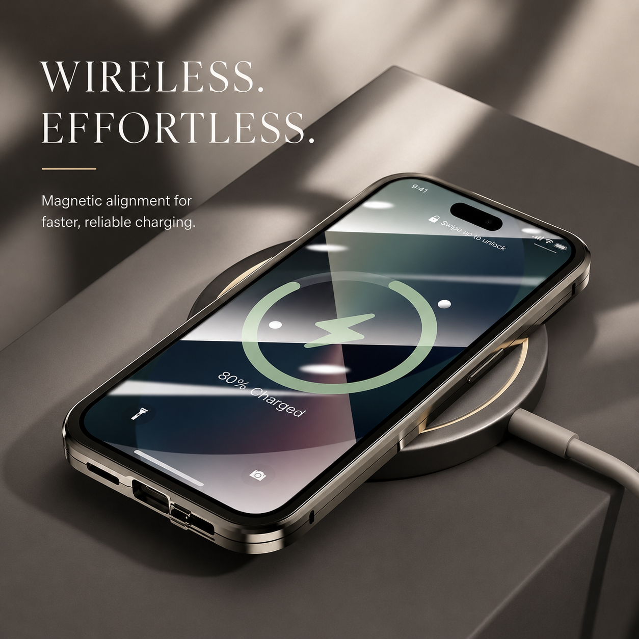 Premium iPhone Case MagSafe Compatible Camera Lens Protection Shockproof Cover Double Sided Magnetic Glass Aluminum Alloy Frame Full Protection Design