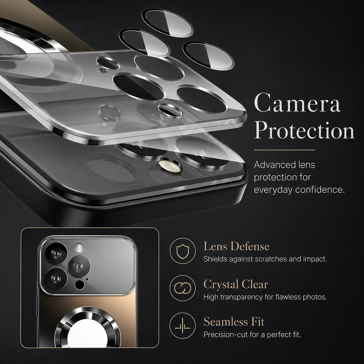 Premium iPhone Case MagSafe Compatible Camera Lens Protection Shockproof Cover Magnetic Wireless Charging Anti Fingerprint Non Slip PC TPU Design