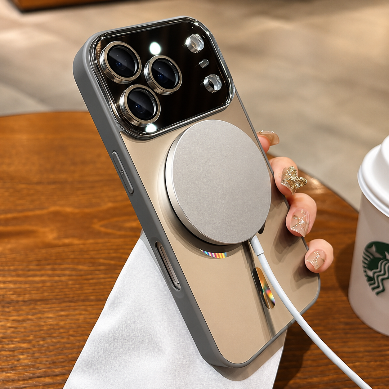 Premium iPhone Case MagSafe Compatible Camera Lens Protection Shockproof Cover Magnetic Wireless Charging Anti Scratch Lightweight Full Protection Design