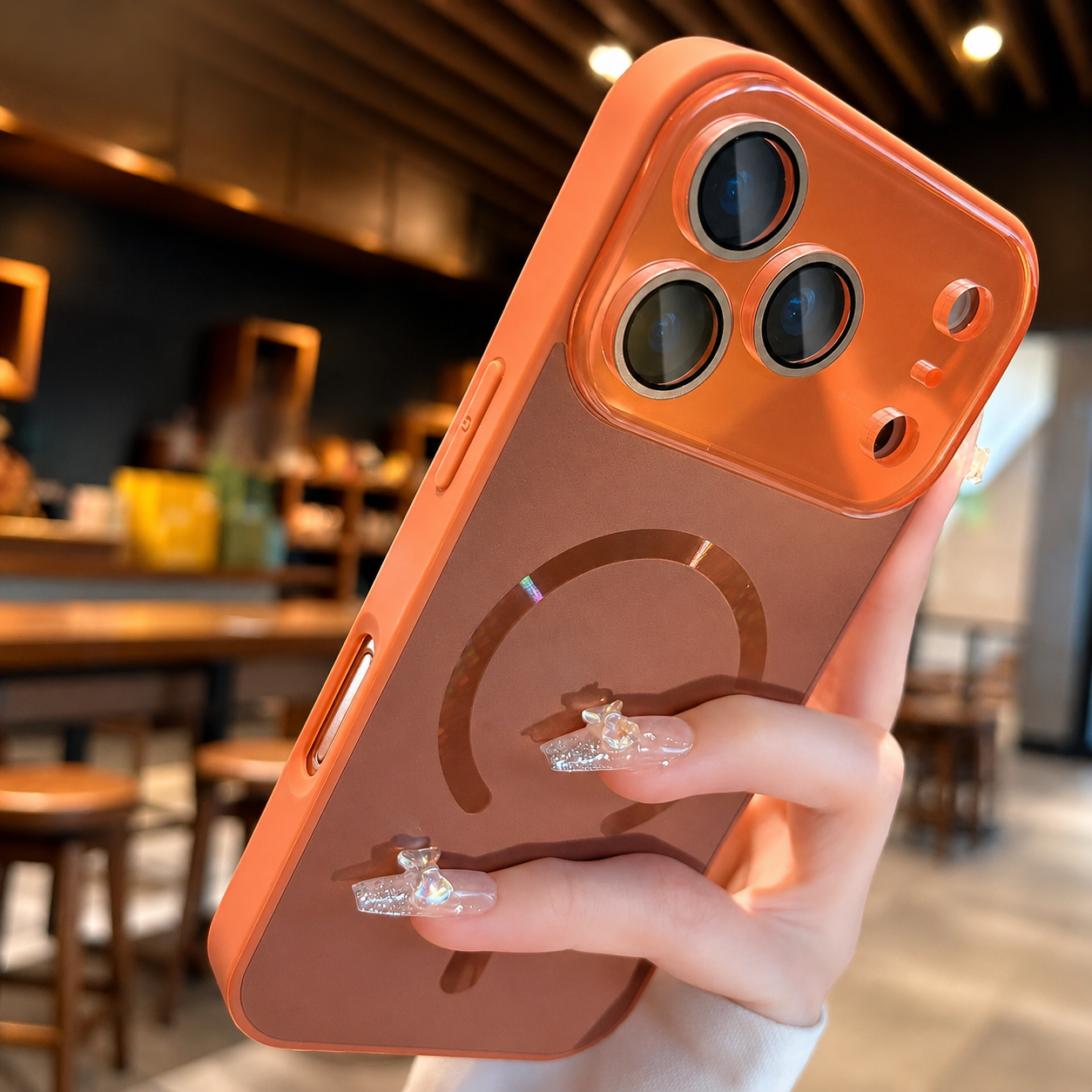 Premium iPhone Case MagSafe Compatible Camera Lens Protection Shockproof Cover Magnetic Wireless Charging Anti Scratch Lightweight Full Protection Design