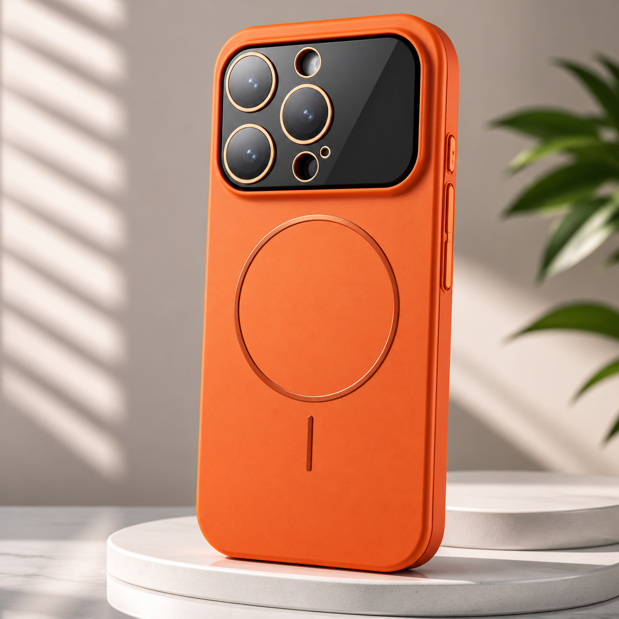 Premium iPhone Case MagSafe Compatible Camera Lens Protection Shockproof Cover Matte Magnetic PC Design Anti Fingerprint Dustproof Non Slip Protection