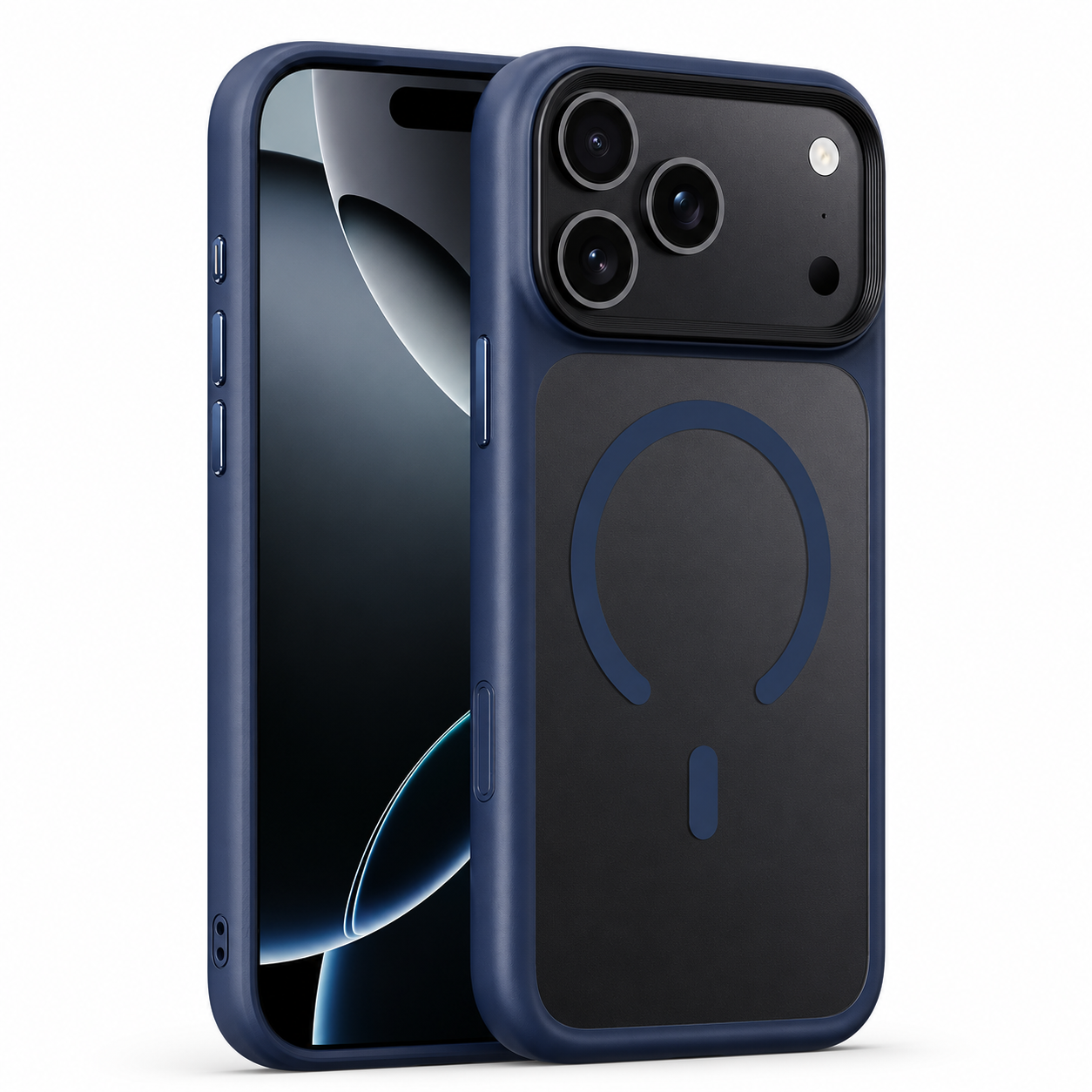 Premium iPhone Case MagSafe Compatible Camera Lens Protection Shockproof Cover TPU PC Magnetic Wireless Charging Anti Fingerprint Matte Design