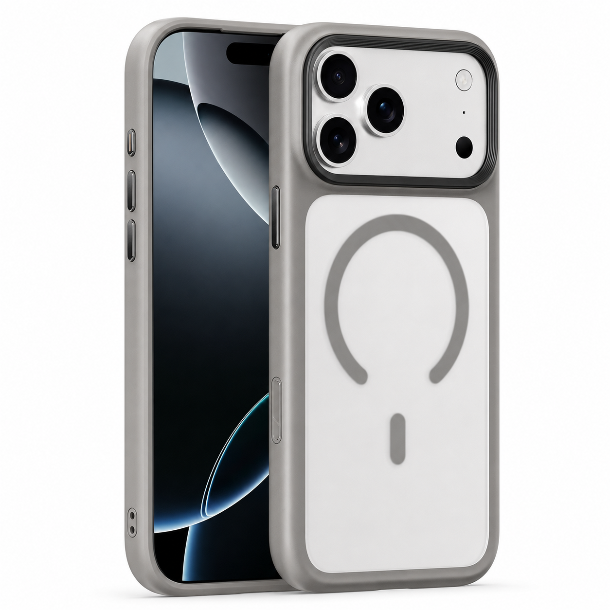 Premium iPhone Case MagSafe Compatible Camera Lens Protection Shockproof Cover TPU PC Magnetic Wireless Charging Anti Fingerprint Matte Design