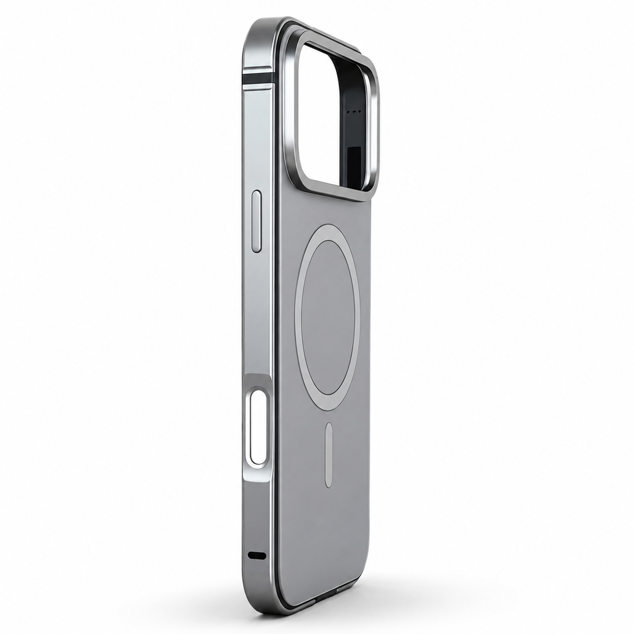 Premium iPhone Case MagSafe Compatible Camera Lens Protection Shockproof Protective Cover Aluminum Alloy Frame Magnetic Wireless Charging Metal Design