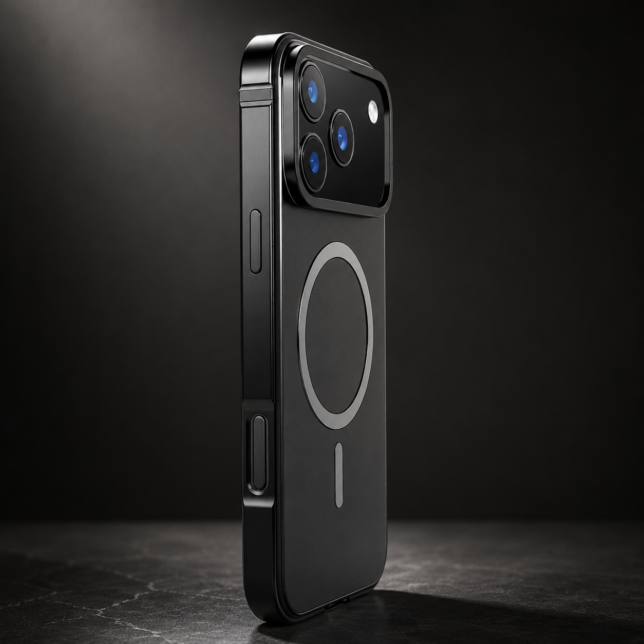 Premium iPhone Case MagSafe Compatible Camera Lens Protection Shockproof Protective Cover Aluminum Alloy Frame Magnetic Wireless Charging Metal Design