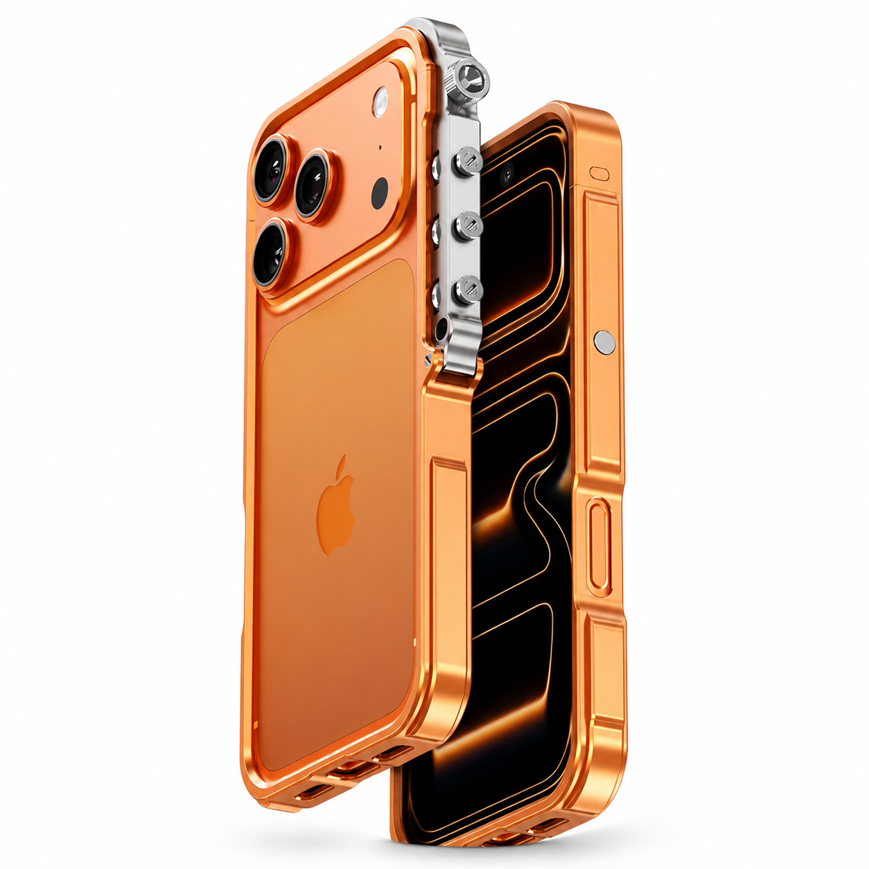 Premium iPhone Case MagSafe Compatible Camera Lens Protection Shockproof Protective Cover Aluminum Alloy Frame Magnetic Wireless Charging Non Slip Design
