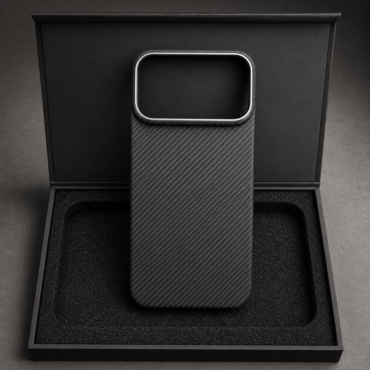 Premium iPhone Case MagSafe Compatible Camera Lens Protection Shockproof Protective Cover Aramid Fiber Carbon Fiber Waterproof Full Coverage Design