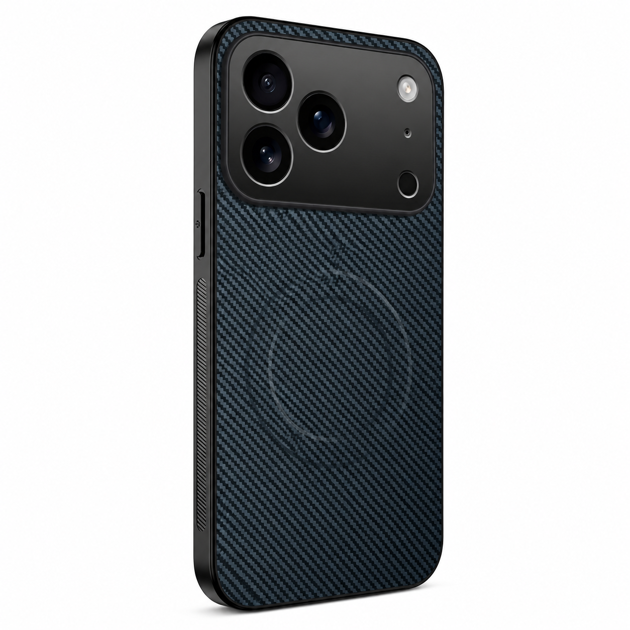 Premium iPhone Case MagSafe Compatible Camera Lens Protection Shockproof Protective Cover Carbon Fiber Magnetic Ultra Thin Design