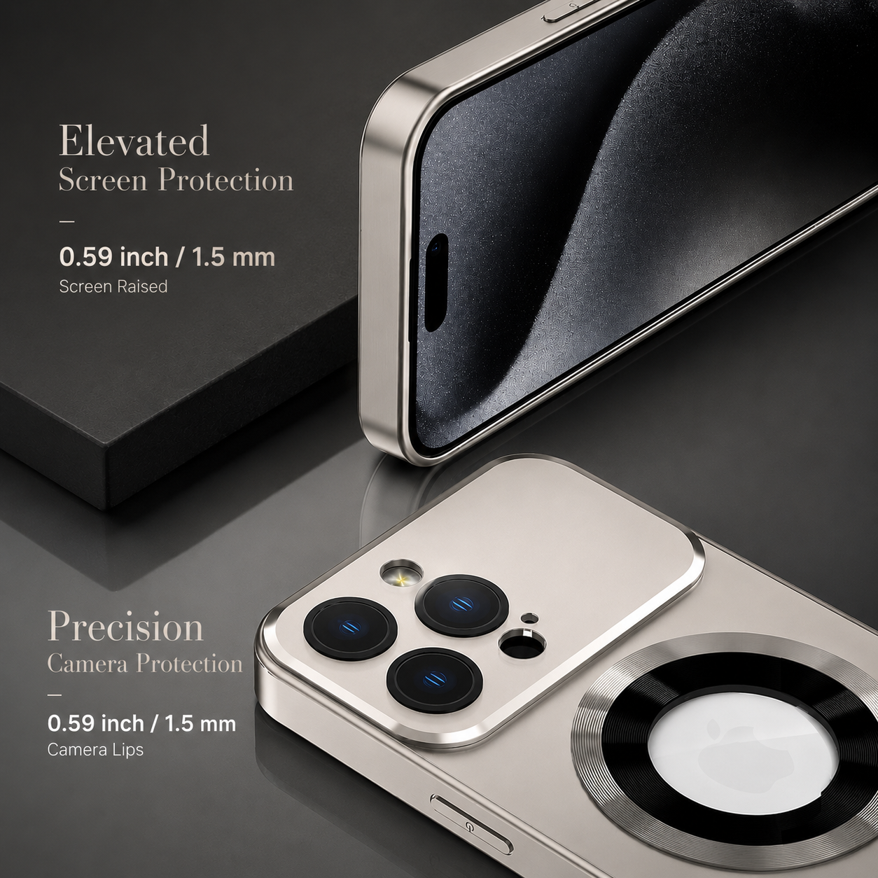 Premium iPhone Case MagSafe Compatible Camera Lens Protection Shockproof Protective Cover Magnetic Wireless Charging Anti Fingerprint Glass Back
