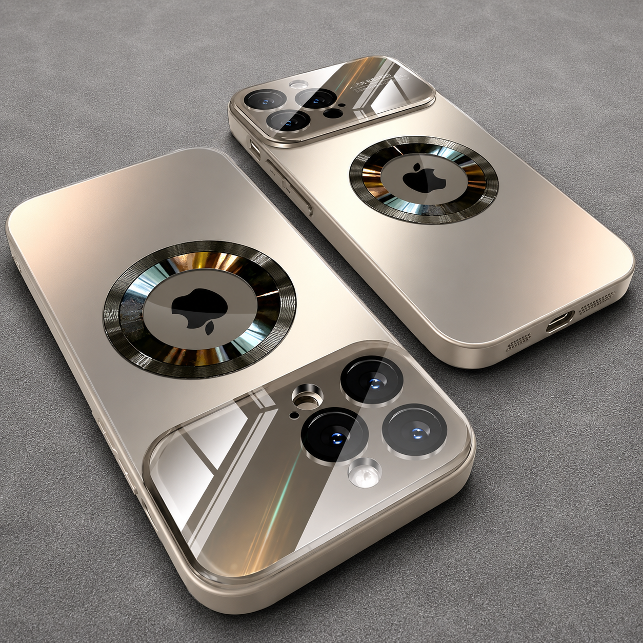 Premium iPhone Case MagSafe Compatible Camera Lens Protection Shockproof Protective Cover Magnetic Wireless Charging Anti Fingerprint Glass Back