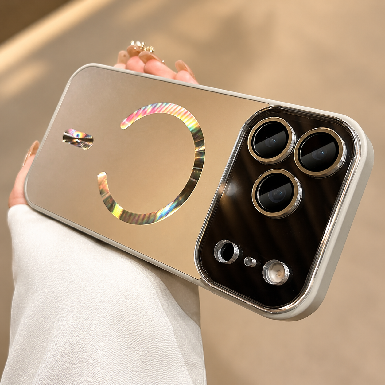 Premium iPhone Case MagSafe Compatible Camera Lens Protection Shockproof Protective Cover Magnetic Wireless Charging Anti Fingerprint Matte Glass Design