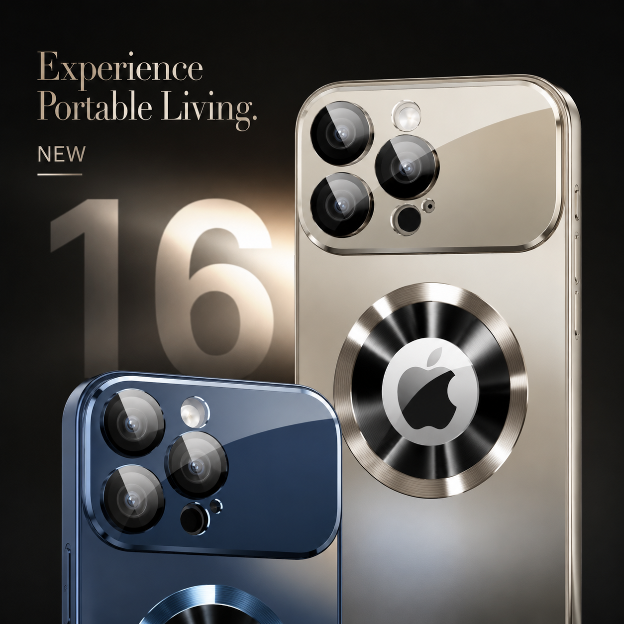Premium iPhone Case MagSafe Compatible Camera Lens Protection Shockproof Protective Cover Magnetic Wireless Charging Anti Fingerprint Titanium Finish