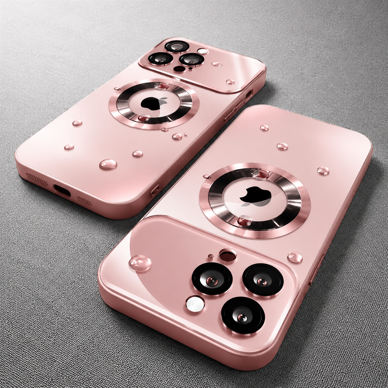 Premium iPhone Case MagSafe Compatible Camera Lens Protection Shockproof Protective Cover Magnetic Wireless Charging Anti Fingerprint Titanium Matte Design