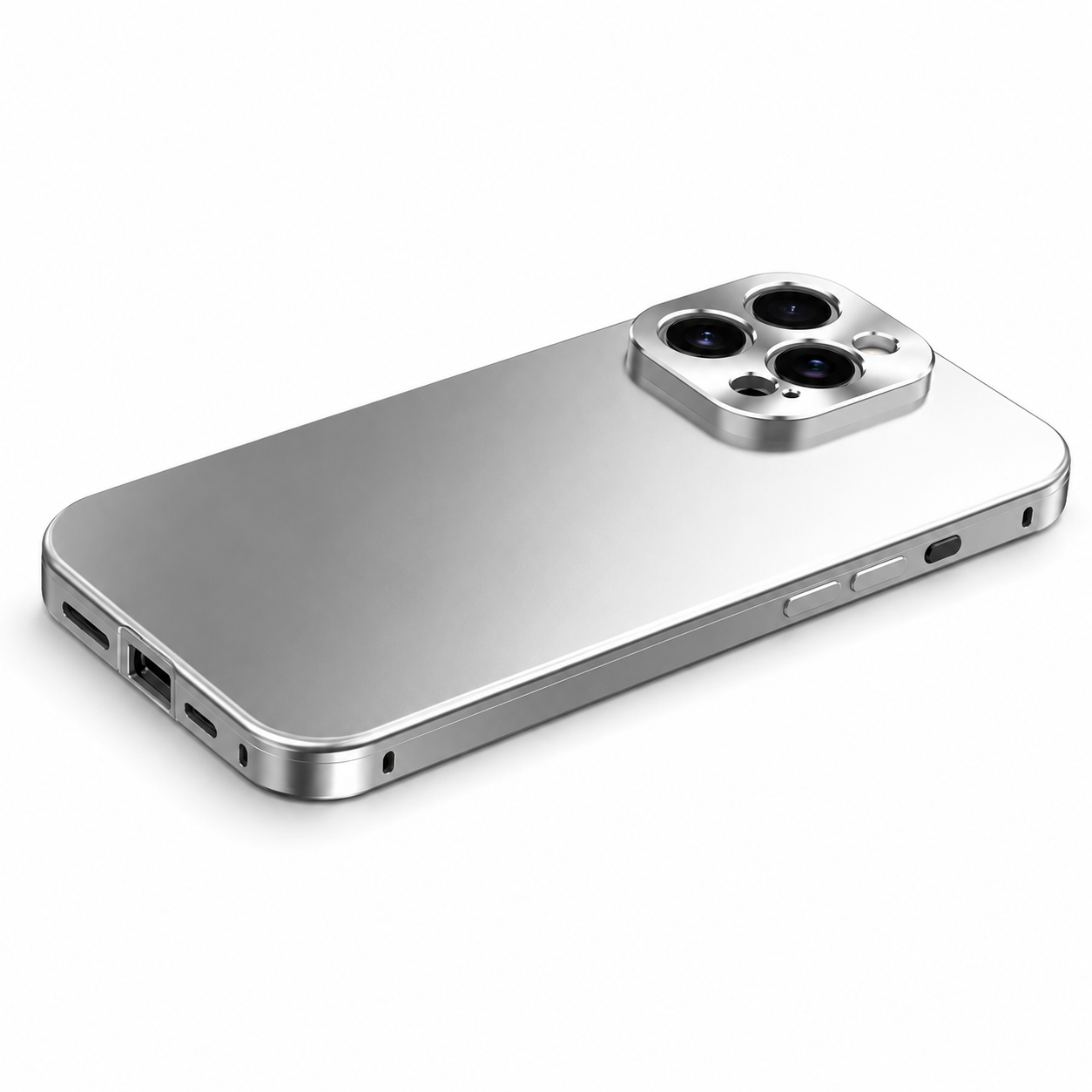 Premium iPhone Case MagSafe Compatible Camera Lens Protection Shockproof Protective Cover Magnetic Wireless Charging Titanium Alloy Frame Anti Fingerprint
