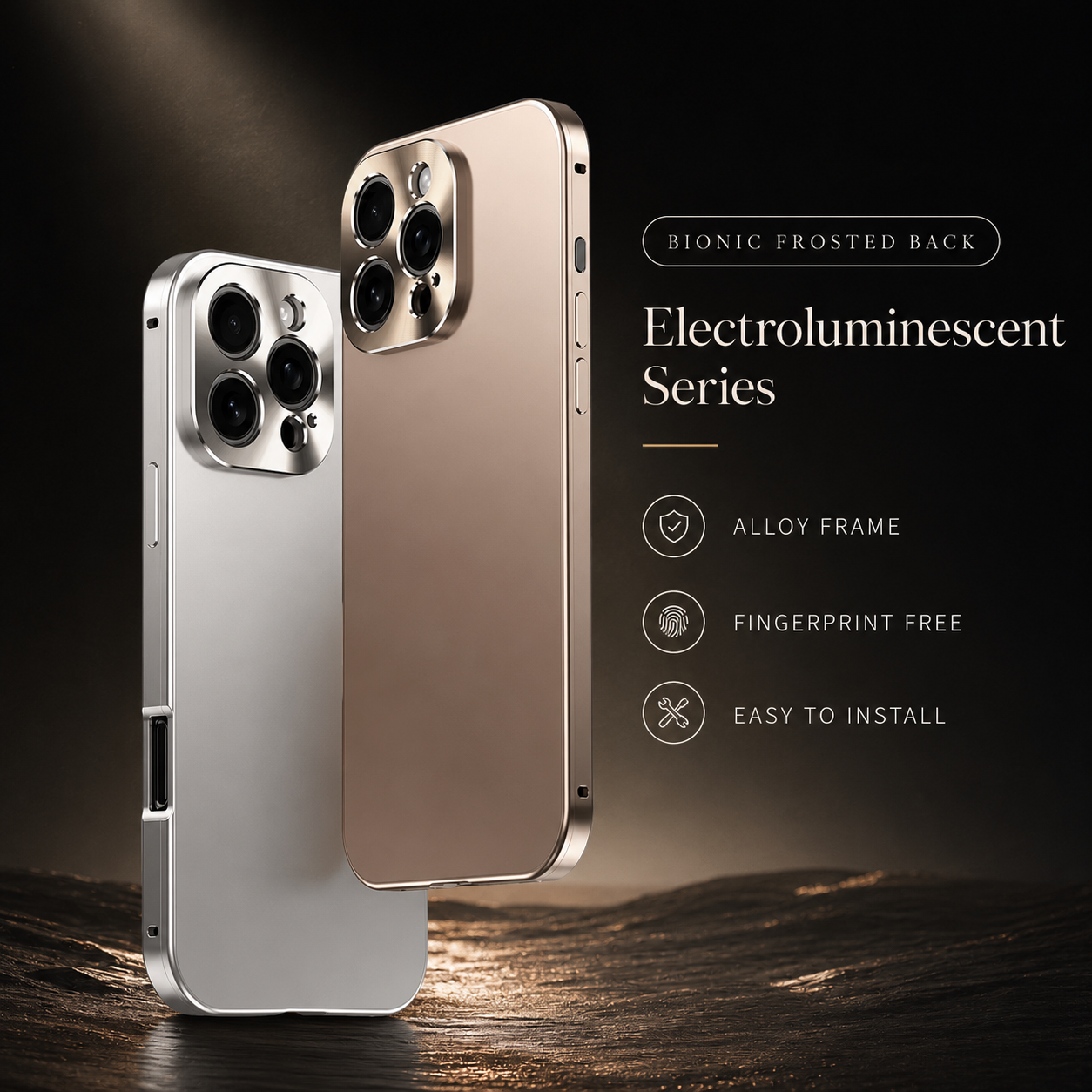 Premium iPhone Case MagSafe Compatible Camera Lens Protection Shockproof Protective Cover Magnetic Wireless Charging Titanium Alloy Frame Anti Fingerprint