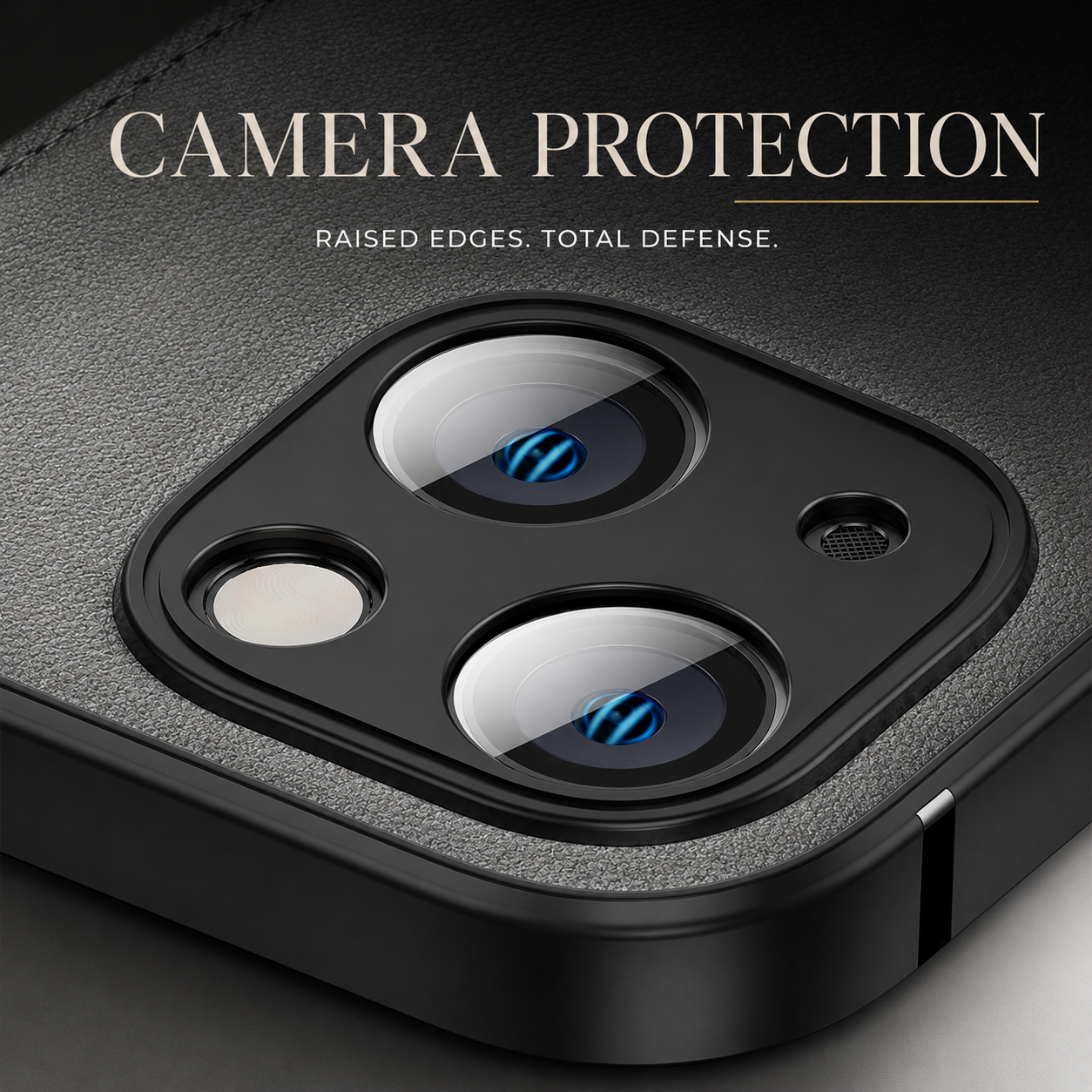 Premium iPhone Case MagSafe Compatible Canvas Texture Protective Cover Camera Lens Protection Shockproof Deer Design Bumper Frame Slim Design