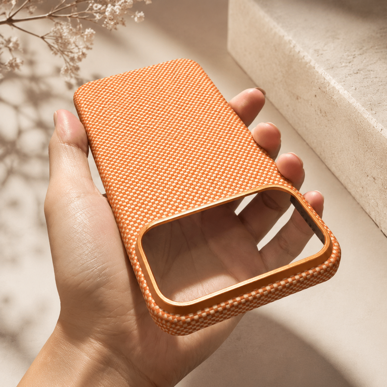 Premium iPhone Case MagSafe Compatible Carbon Aramid Fiber Cover Kevlar Texture Shockproof Protection Full Body Protective Anti Scratch Design