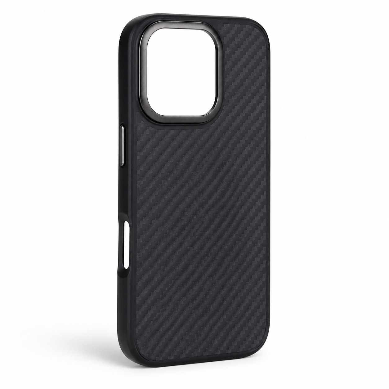 Premium iPhone Case MagSafe Compatible Carbon Fiber Cover Camera Lens Protection Shockproof TPU Shell Ultra Lightweight Protective Design