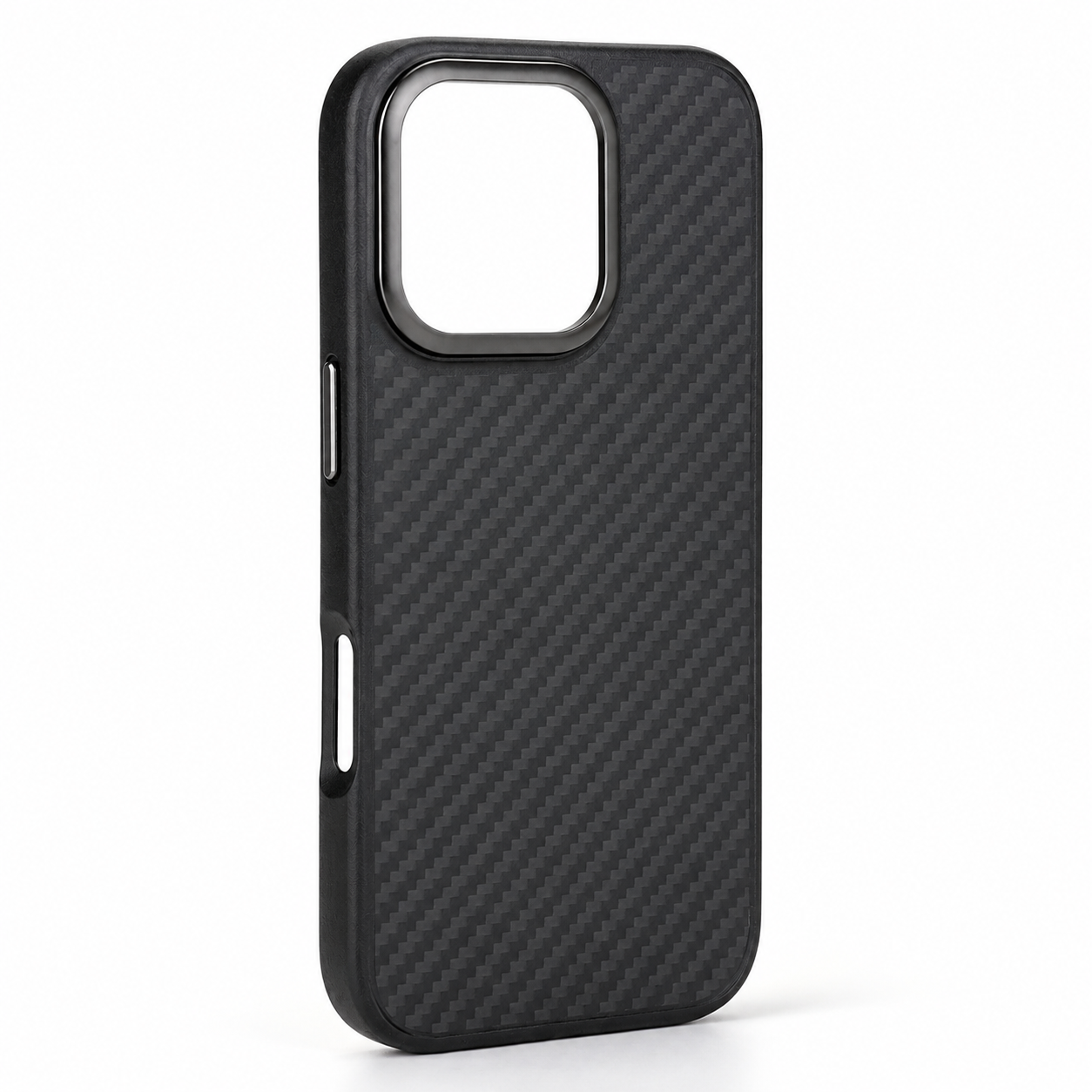Premium iPhone Case MagSafe Compatible Carbon Fiber Cover Shockproof TPU Protection Camera Lens Protection Ultra Lightweight Secure Grip Anti Scratch Design