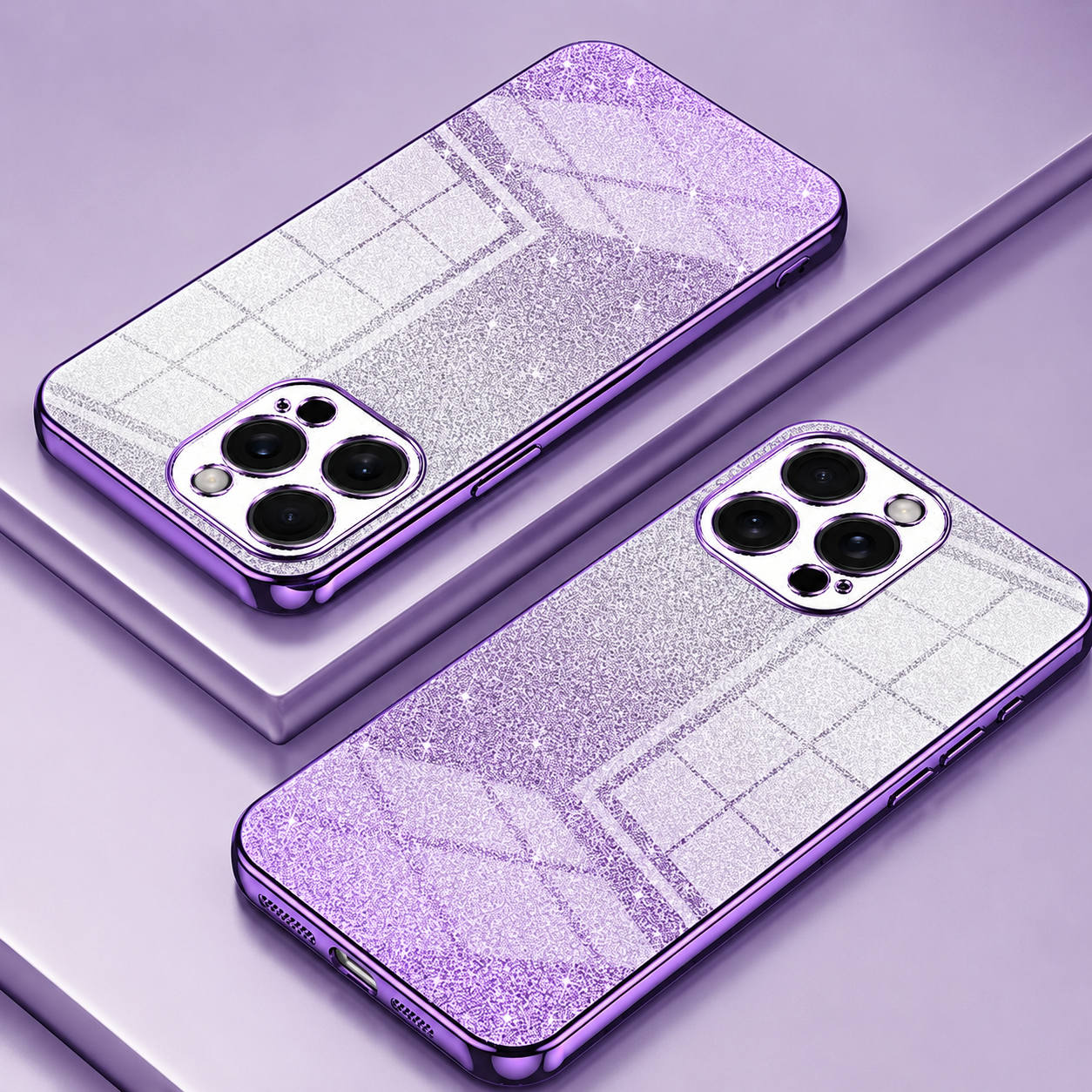 Premium iPhone Case MagSafe Compatible Glitter TPU Protective Cover Camera Lens Protection Shockproof Slim Lightweight Anti Scratch Fashion Design