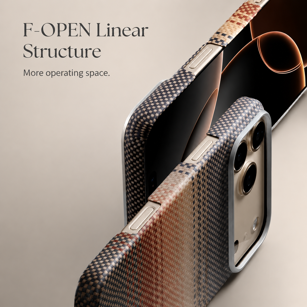 Premium iPhone Case MagSafe Compatible Kevlar Aramid Carbon Fiber Ultra Thin Full Coverage Matte Anti Scratch Raised Screen Lens Guard Protection