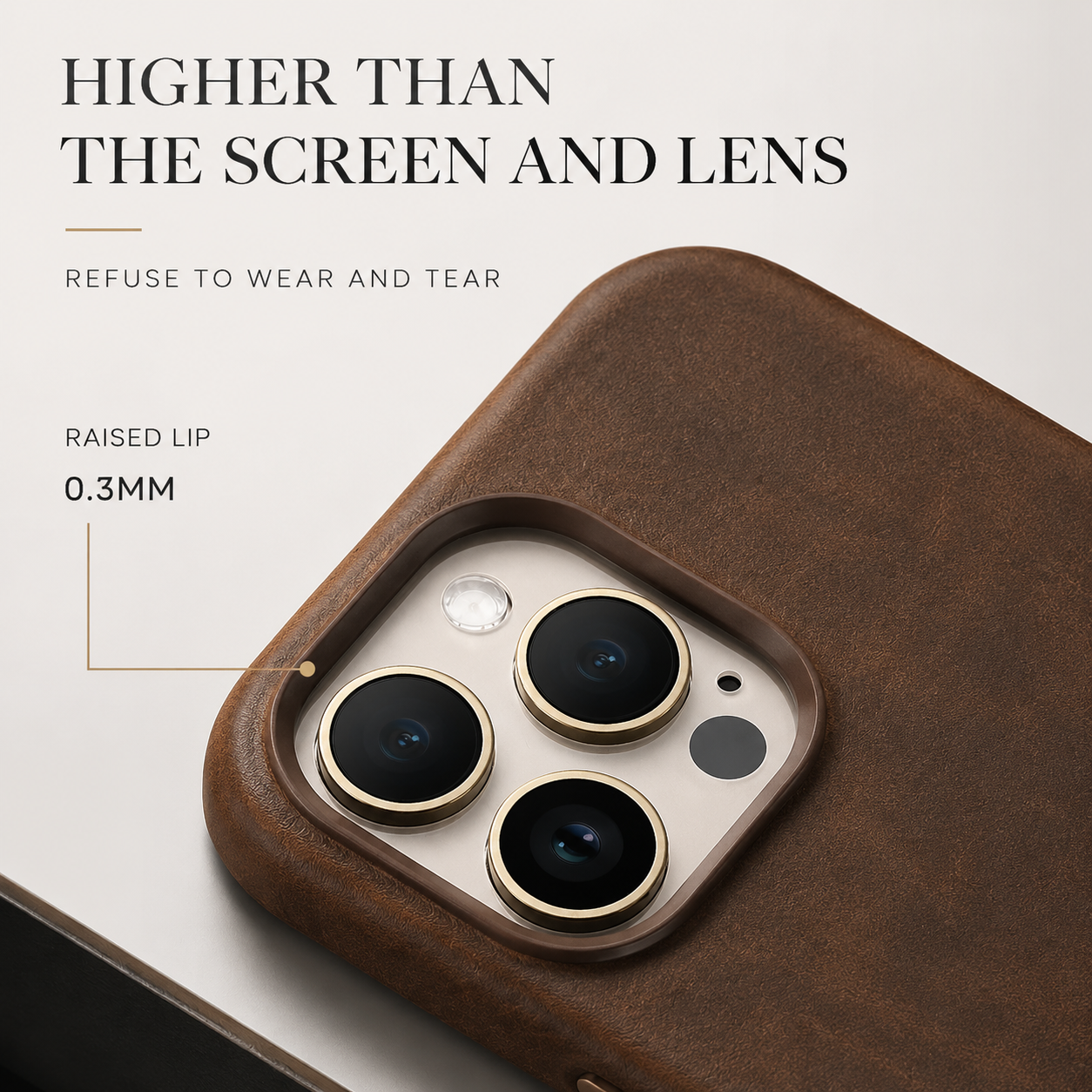 Premium iPhone Case MagSafe Compatible Leather Cover Camera Lens Protection Magnetic Shockproof Half Wrapped Design Anti Fingerprint Wireless Charging
