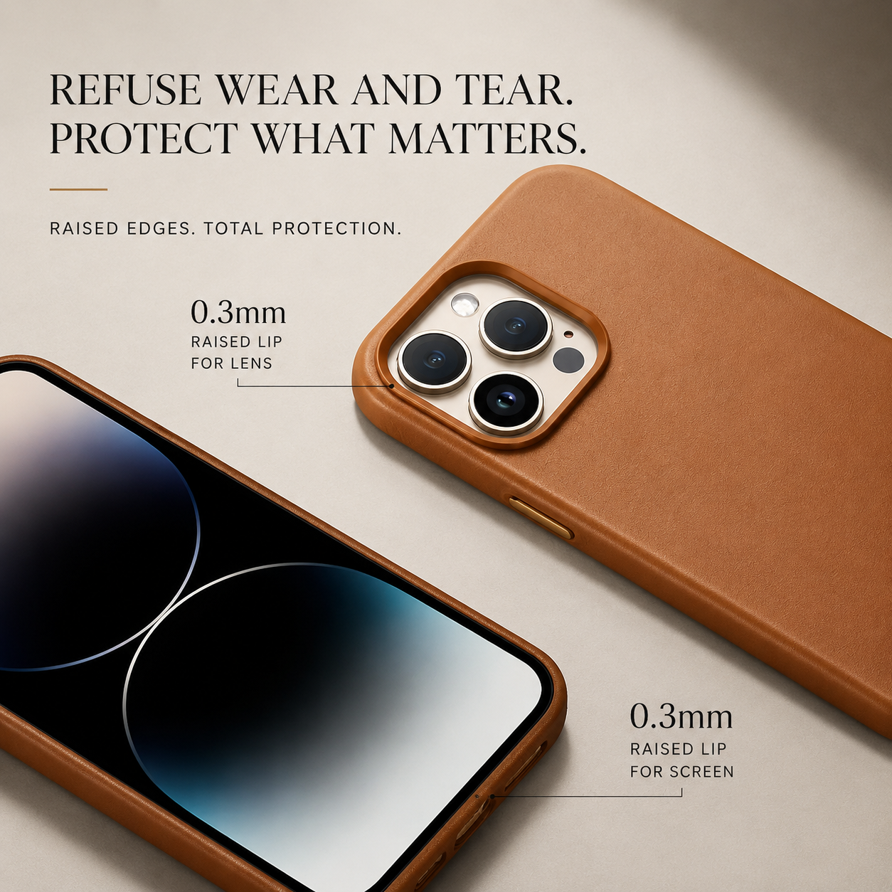 Premium iPhone Case MagSafe Compatible Leather Cover Camera Lens Protection Magnetic Shockproof Half Wrapped Design Anti Fingerprint Wireless Charging
