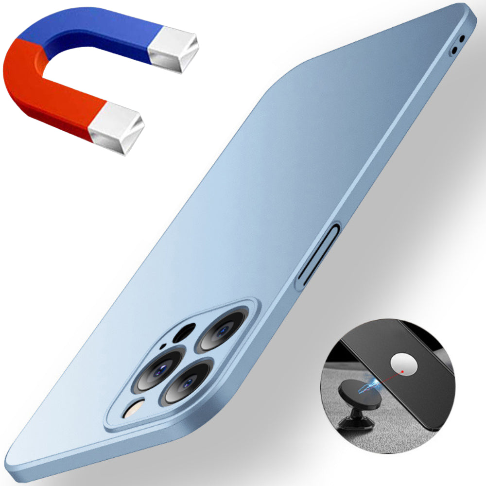 Premium iPhone Case MagSafe Compatible Magnetic Car Mount Protective Cover Camera Lens Protection Shockproof Ultra Thin Matte Slim Design
