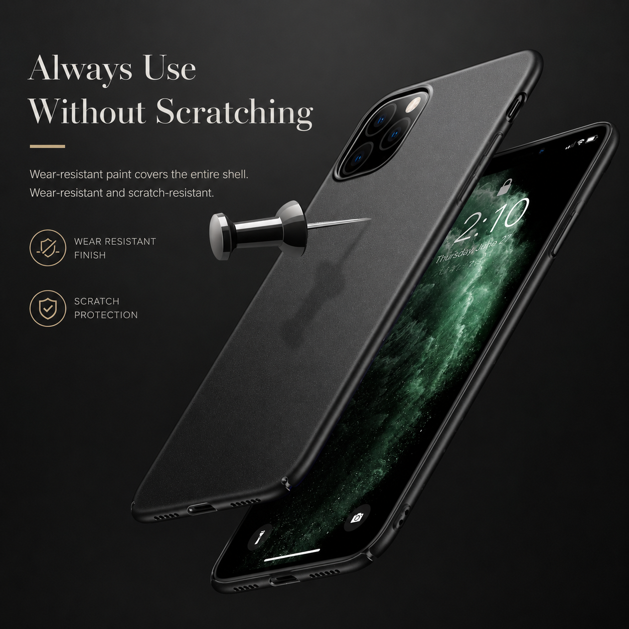 Premium iPhone Case MagSafe Compatible Magnetic Car Mount Protective Cover Camera Lens Protection Shockproof Ultra Thin Matte Slim Design
