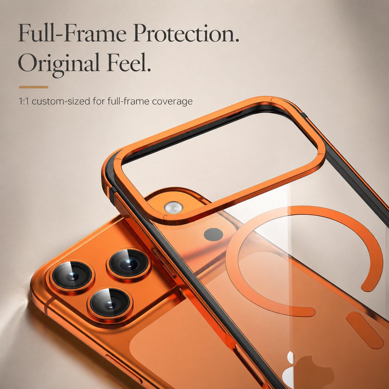 Premium iPhone Case MagSafe Compatible Magnetic Protective Cover Aluminum Alloy Frame Transparent Back Shockproof Camera Lens Guard Lightweight