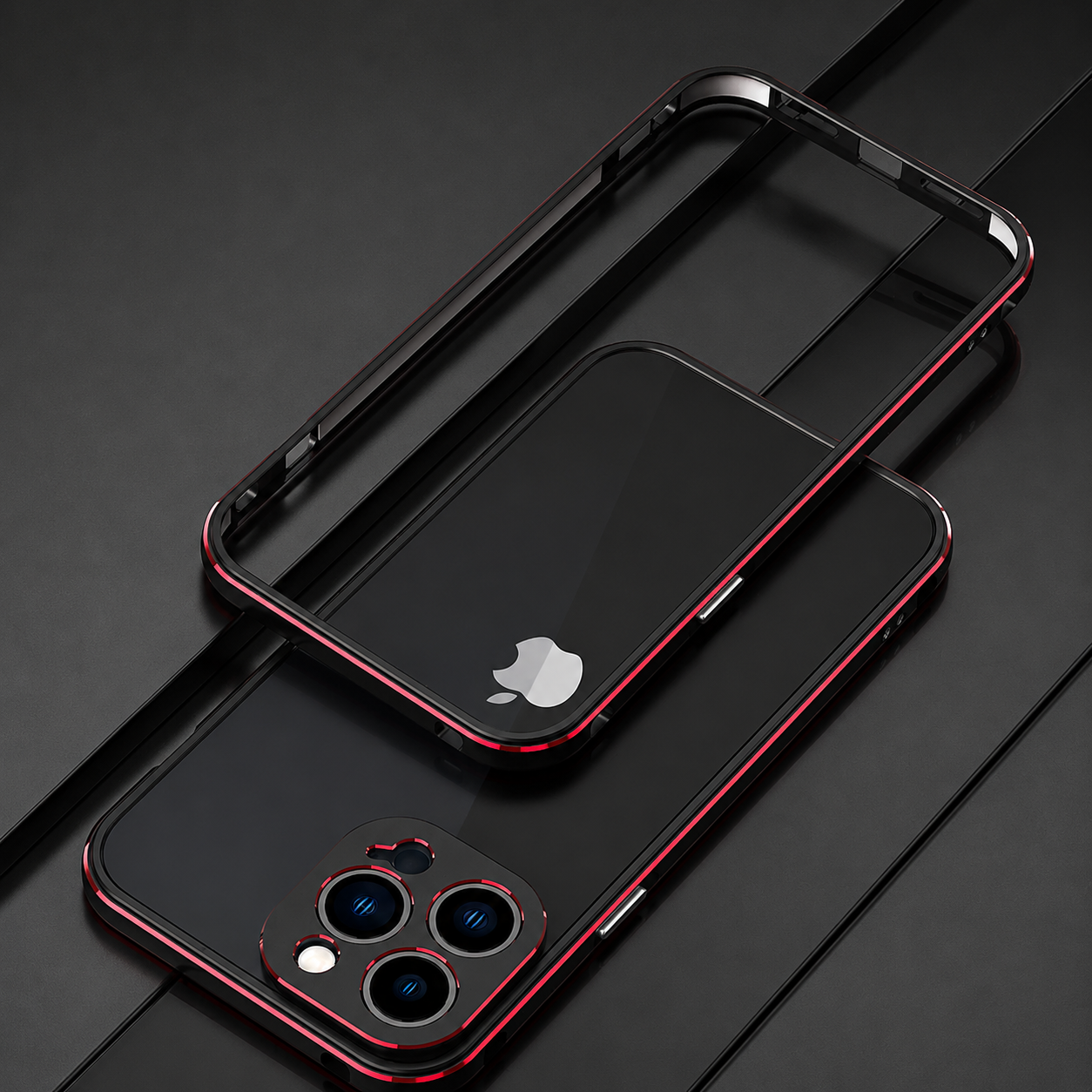 Premium iPhone Case MagSafe Compatible Magnetic Protective Cover Aluminum Bumper Camera Lens Protection Shockproof Full Protection Slim Design