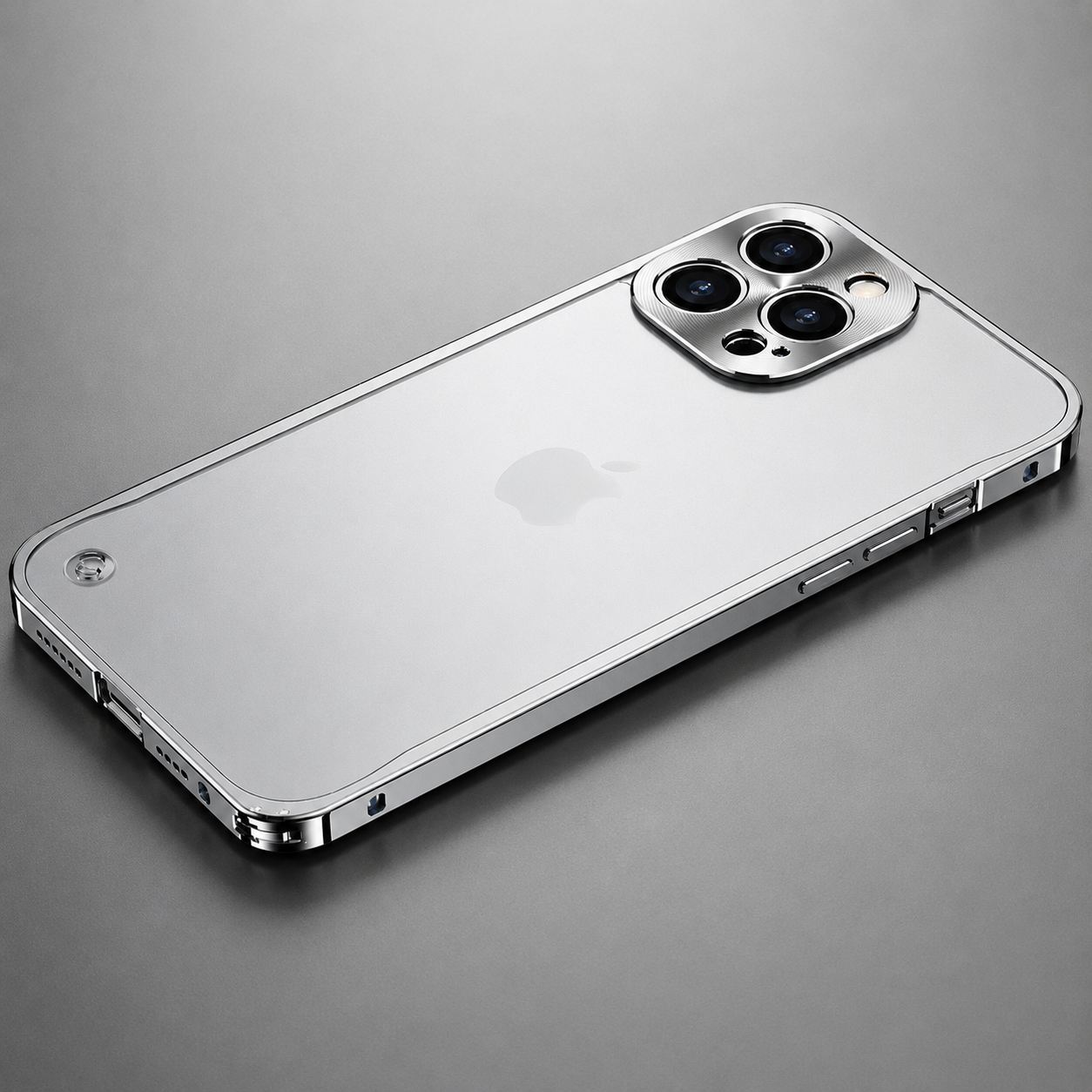 Premium iPhone Case MagSafe Compatible Magnetic Protective Cover Aluminum Metal Frame Camera Lens Guard Shockproof Full Protection Slim Design