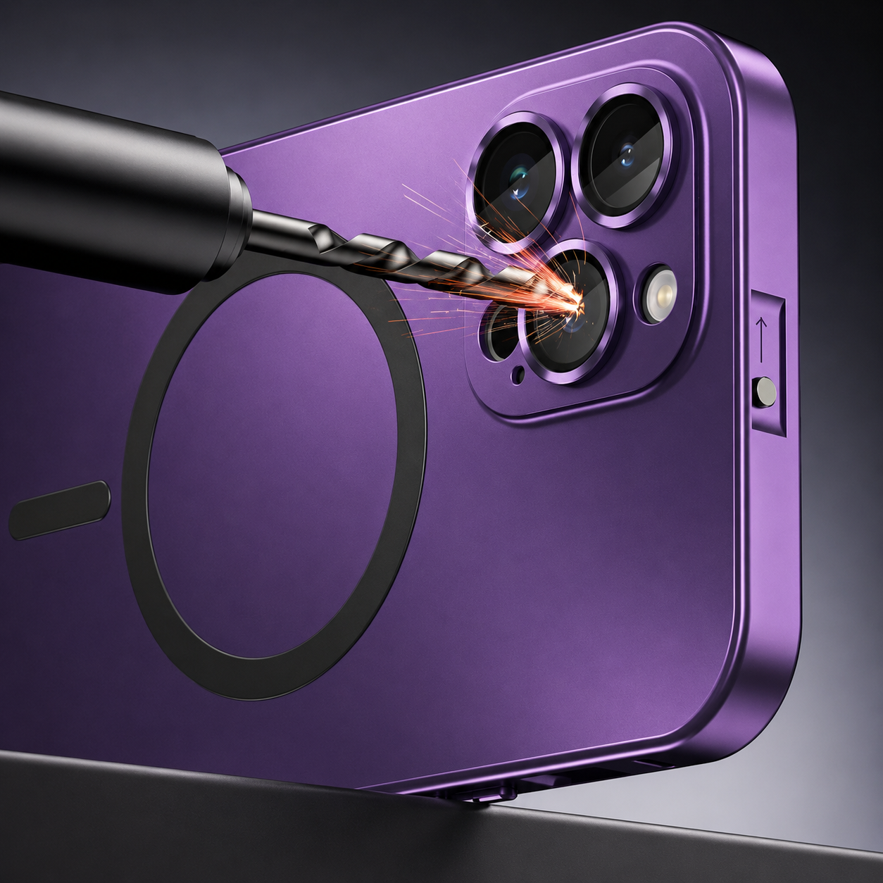 Premium iPhone Case MagSafe Compatible Magnetic Protective Cover Aluminum Metal Frame Camera Lens Protection Shockproof Ultra Thin Full Protection