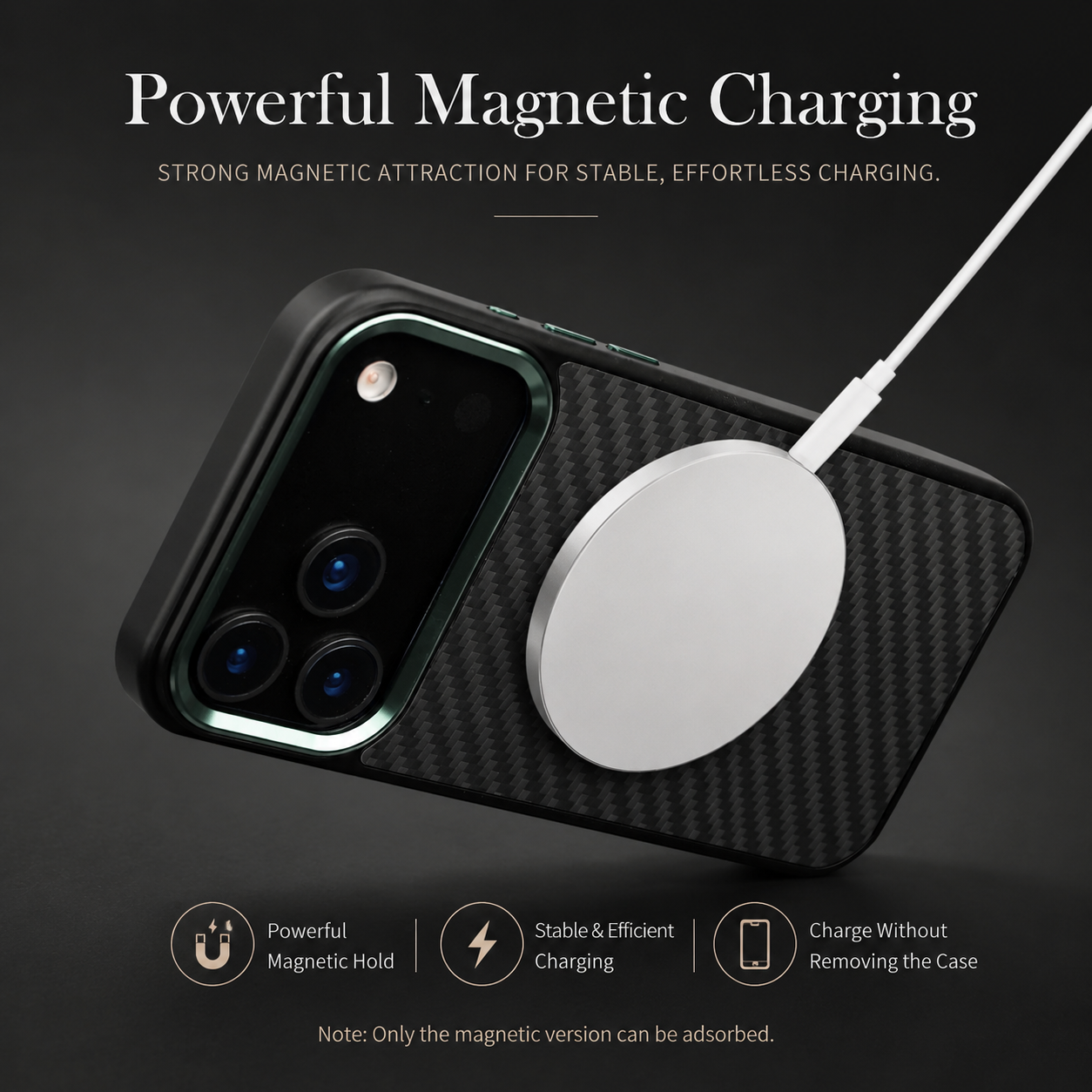 Premium iPhone Case MagSafe Compatible Magnetic Protective Cover Aramid Fiber Ultra Thin Lightweight Shockproof Anti Scratch Full Coverage Texture